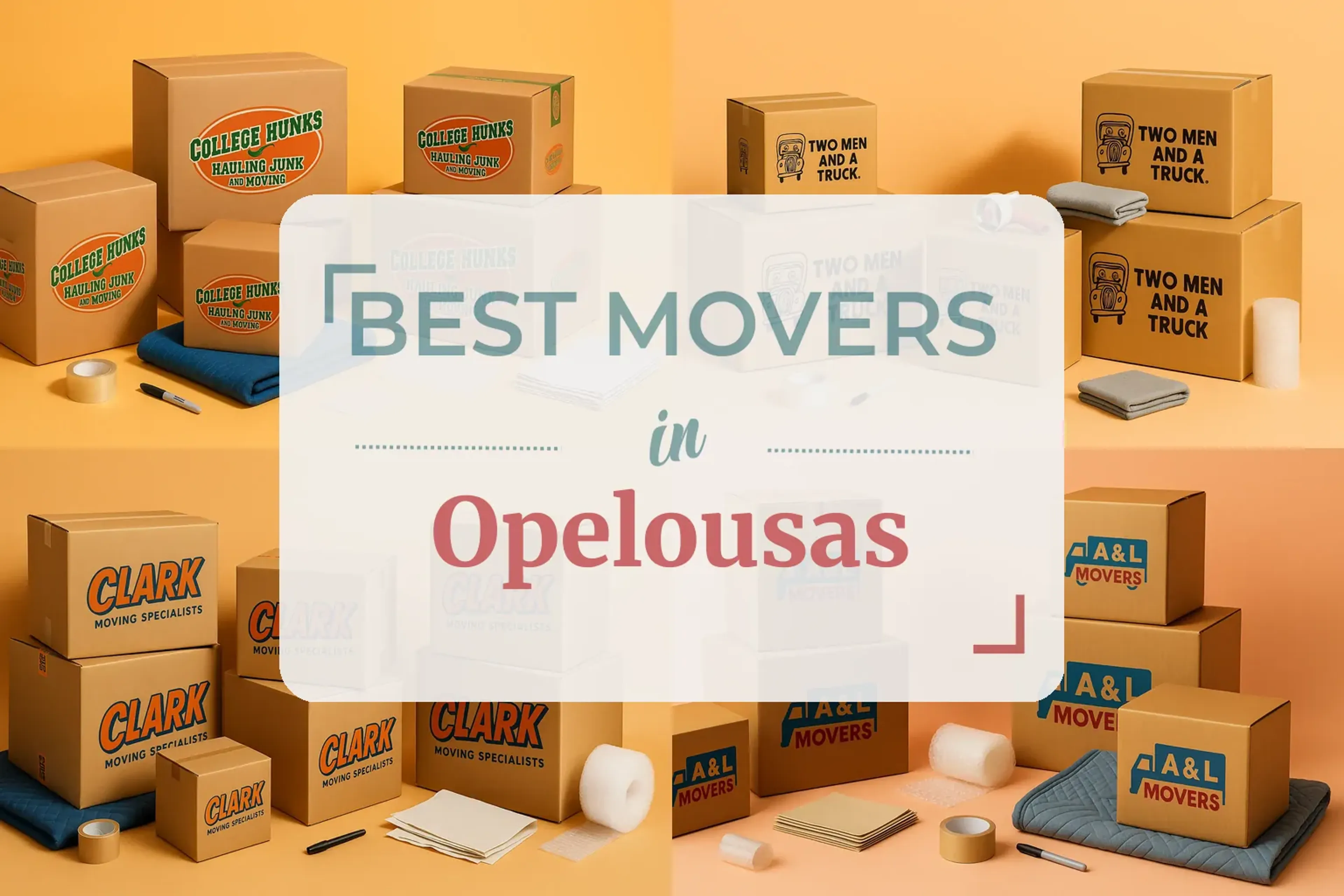 Side-by-side comparison of Opelousas moving companies