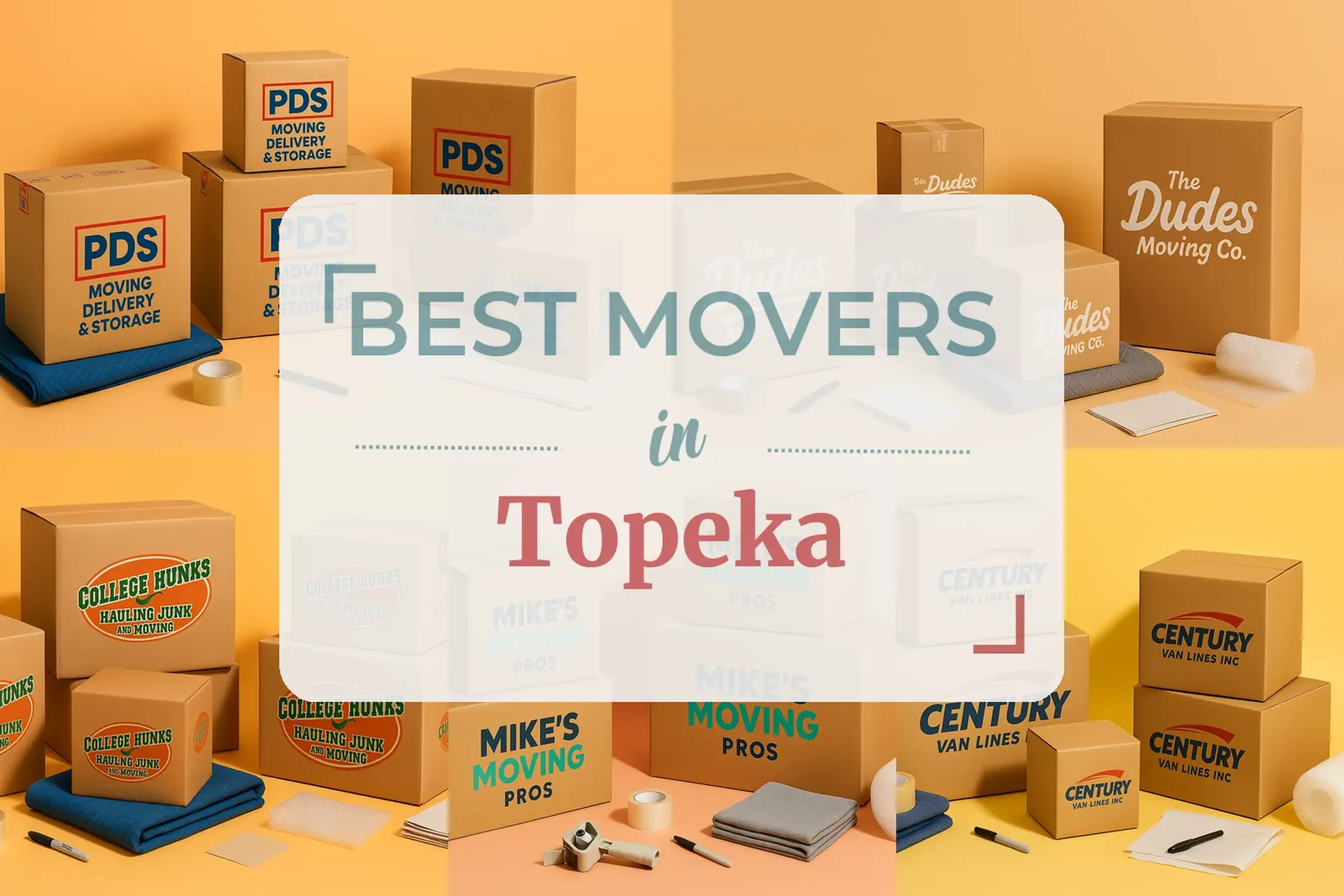 Side-by-side comparison of Topeka moving companies