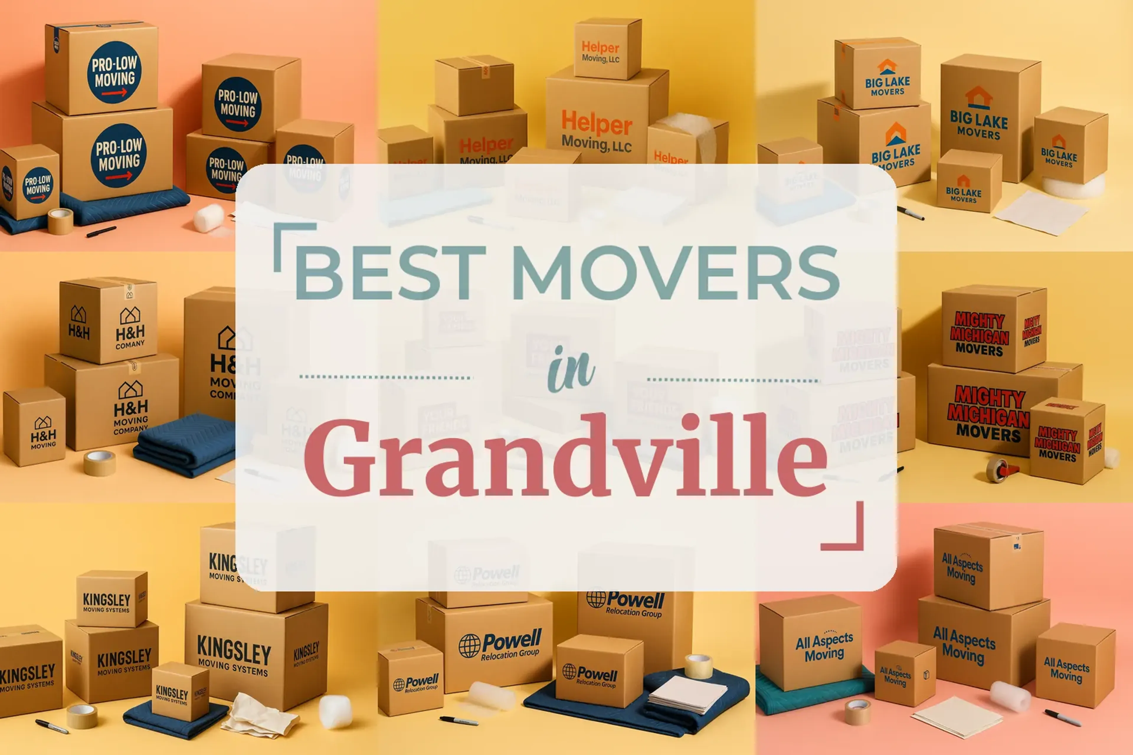 Side-by-side comparison of Grandville moving companies