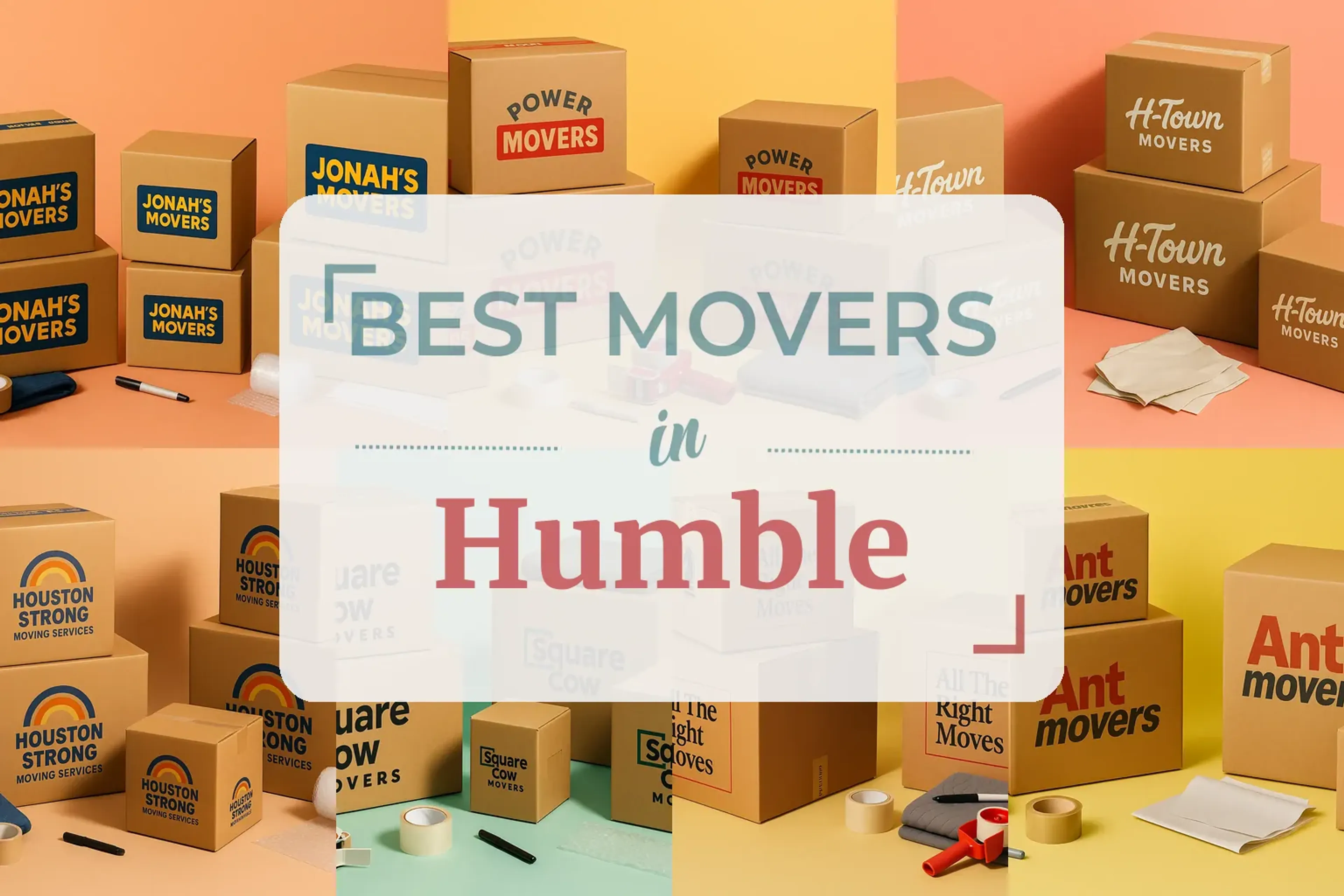 Side-by-side comparison of Humble moving companies
