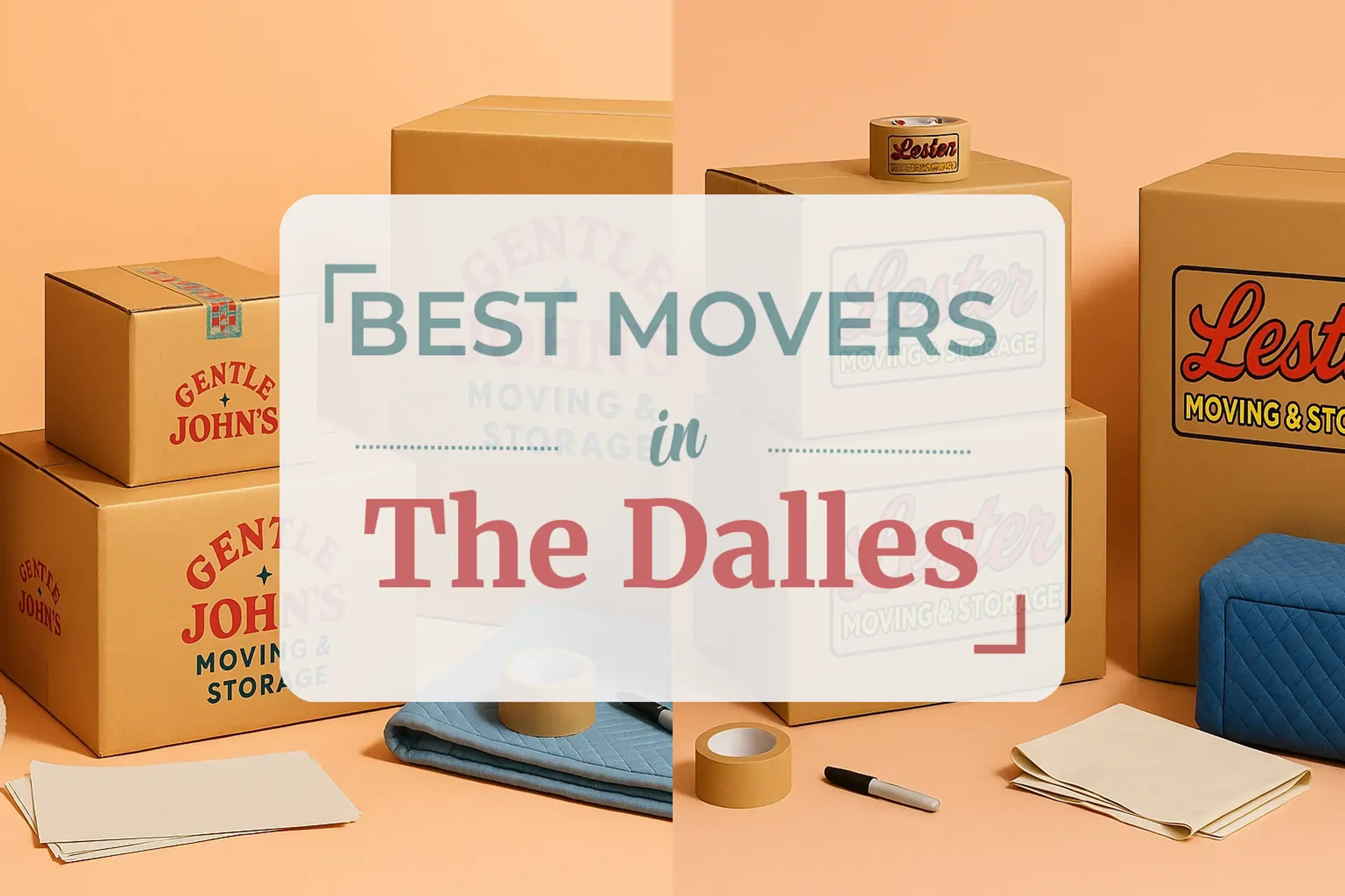 Side-by-side comparison of The Dalles moving companies