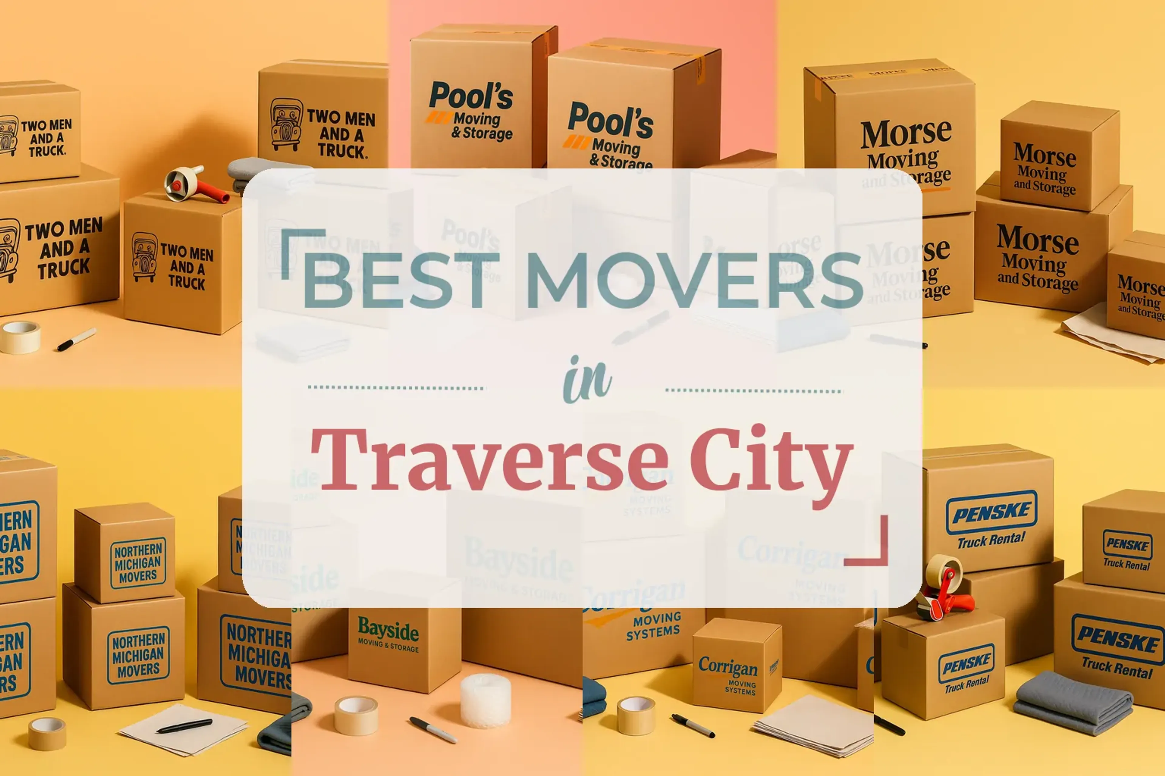 Side-by-side comparison of Traverse City moving companies