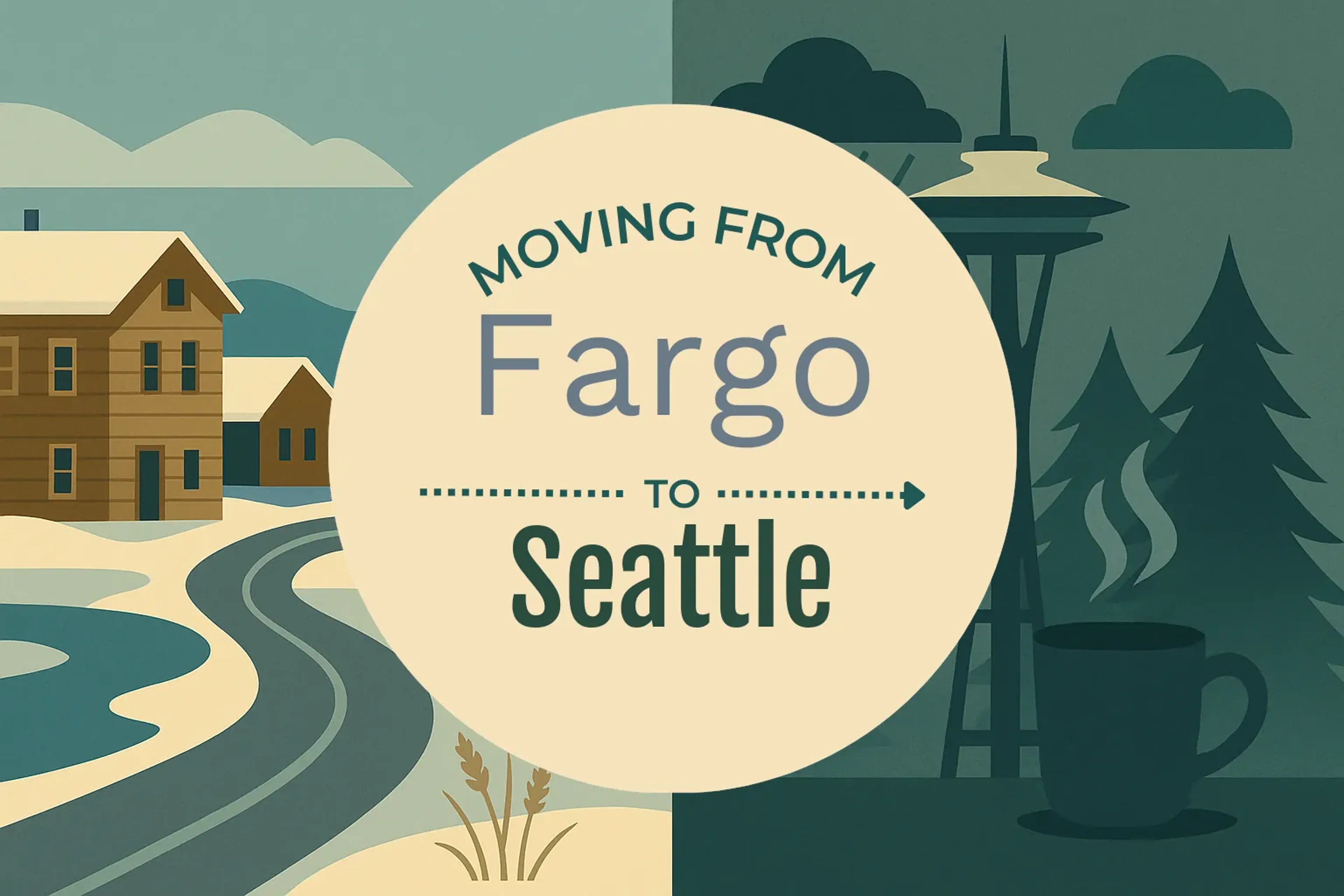 Side-by-side comparison of Fargo to Seattle moving companies