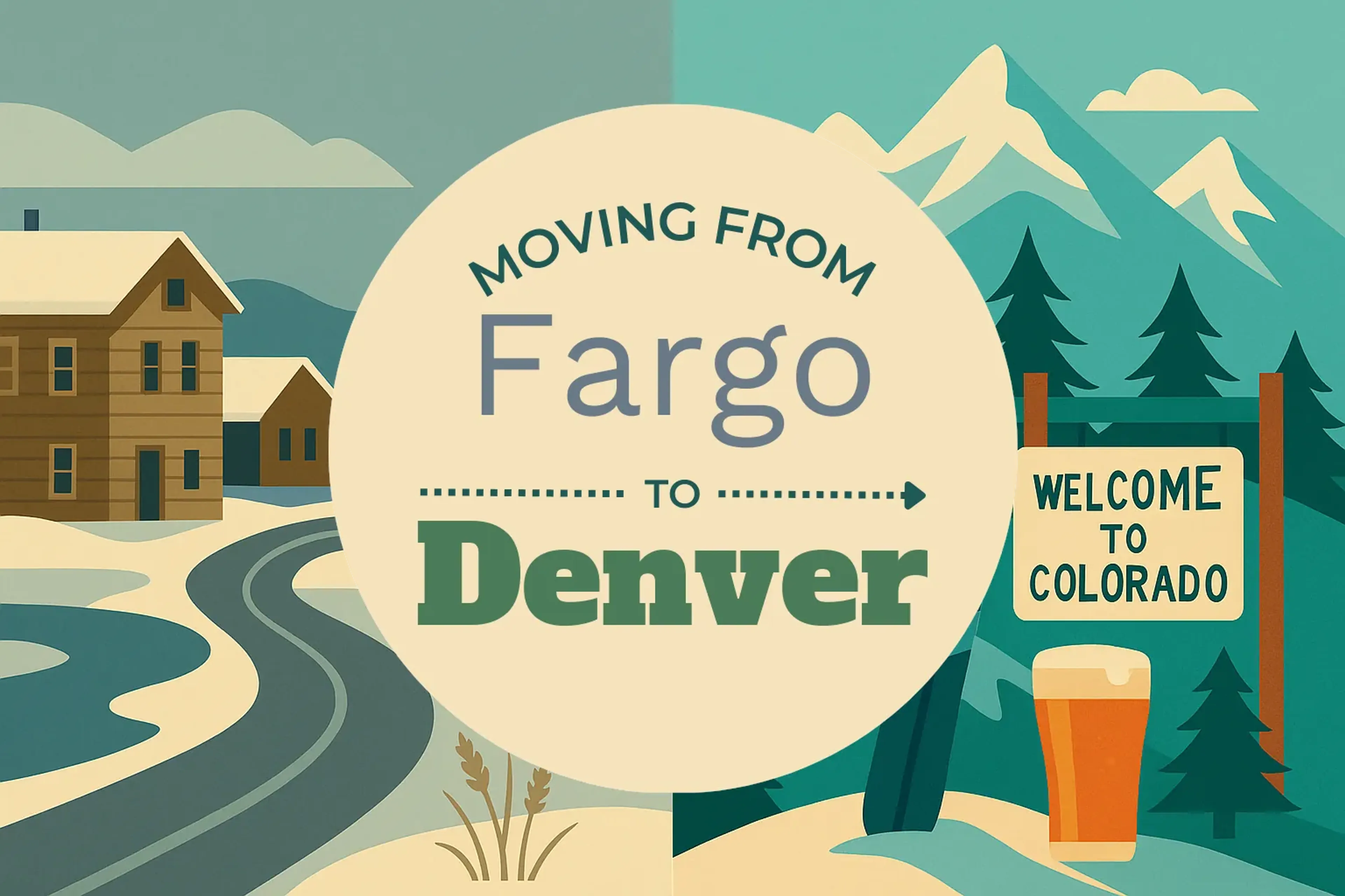 Side-by-side comparison of Fargo to Denver moving companies