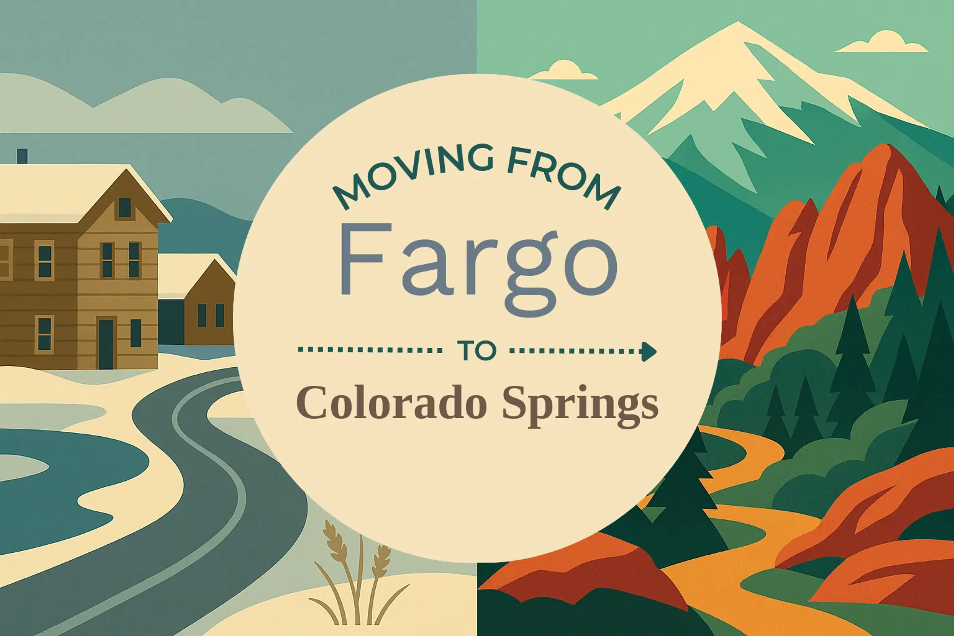 Side-by-side comparison of Fargo to Colorado Springs moving companies