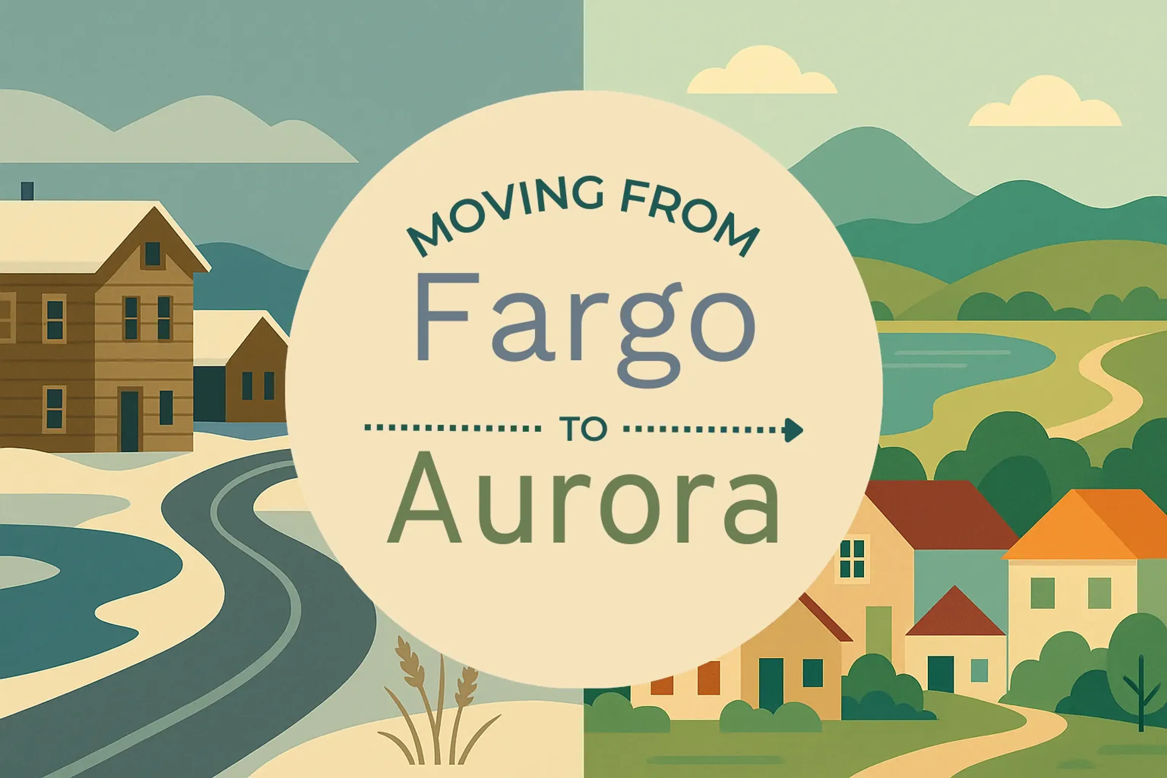 Side-by-side comparison of Fargo to Aurora moving companies
