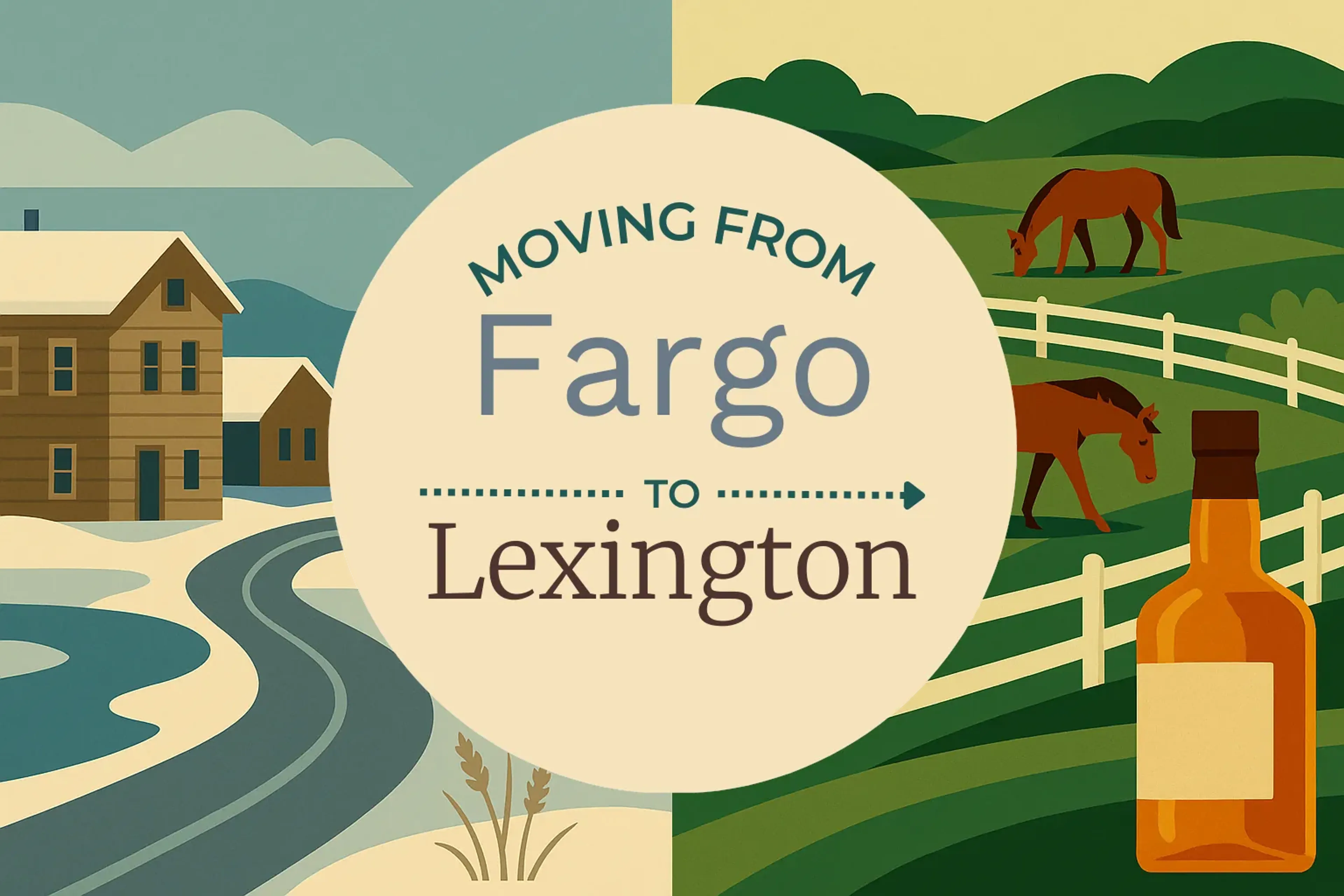 Side-by-side comparison of Fargo to Lexington moving companies