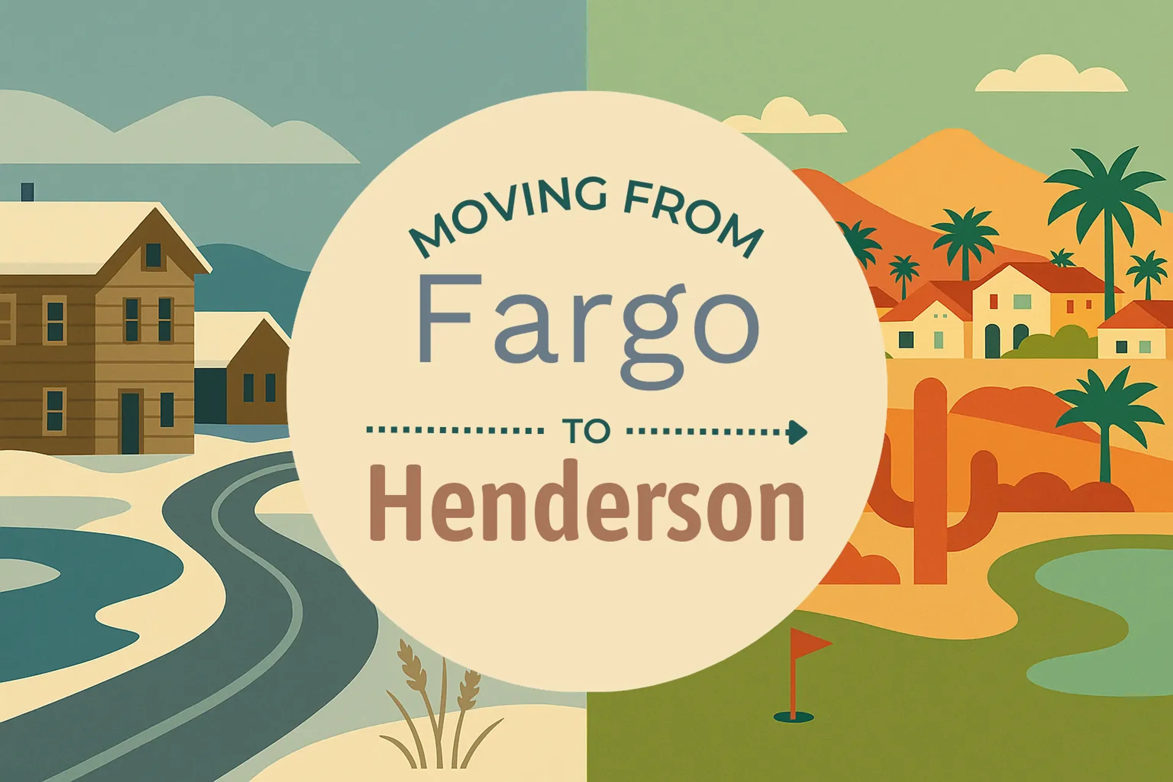 Side-by-side comparison of Fargo to Henderson moving companies