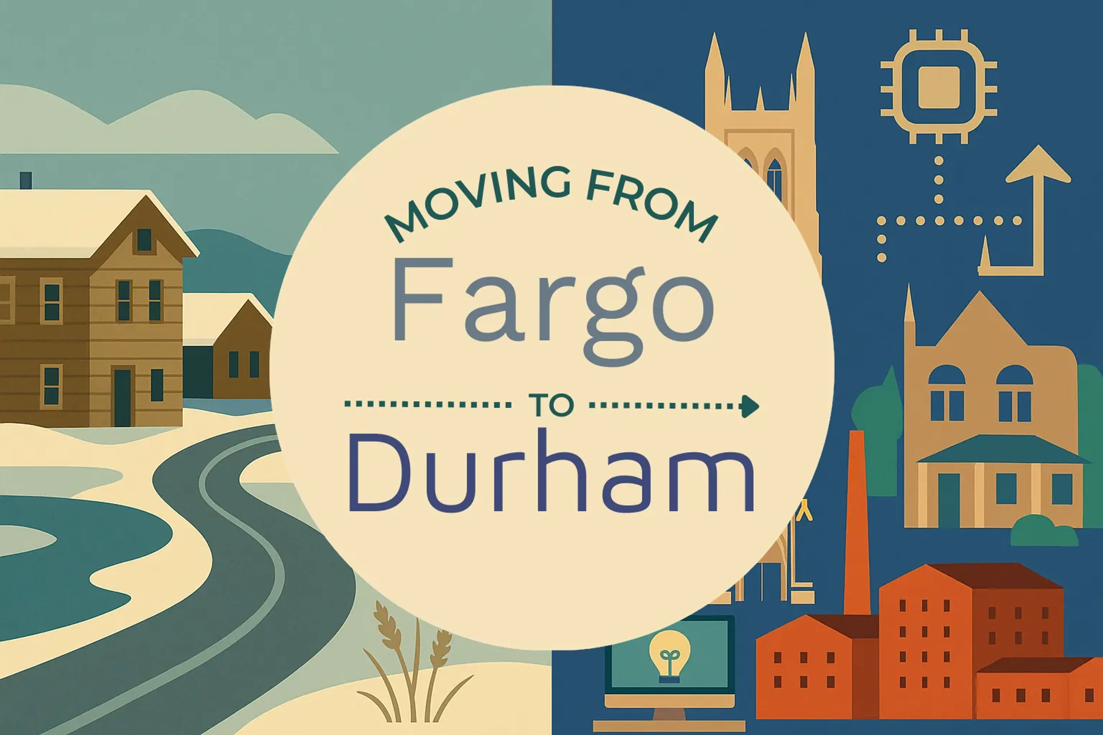 Side-by-side comparison of Fargo to Durham moving companies