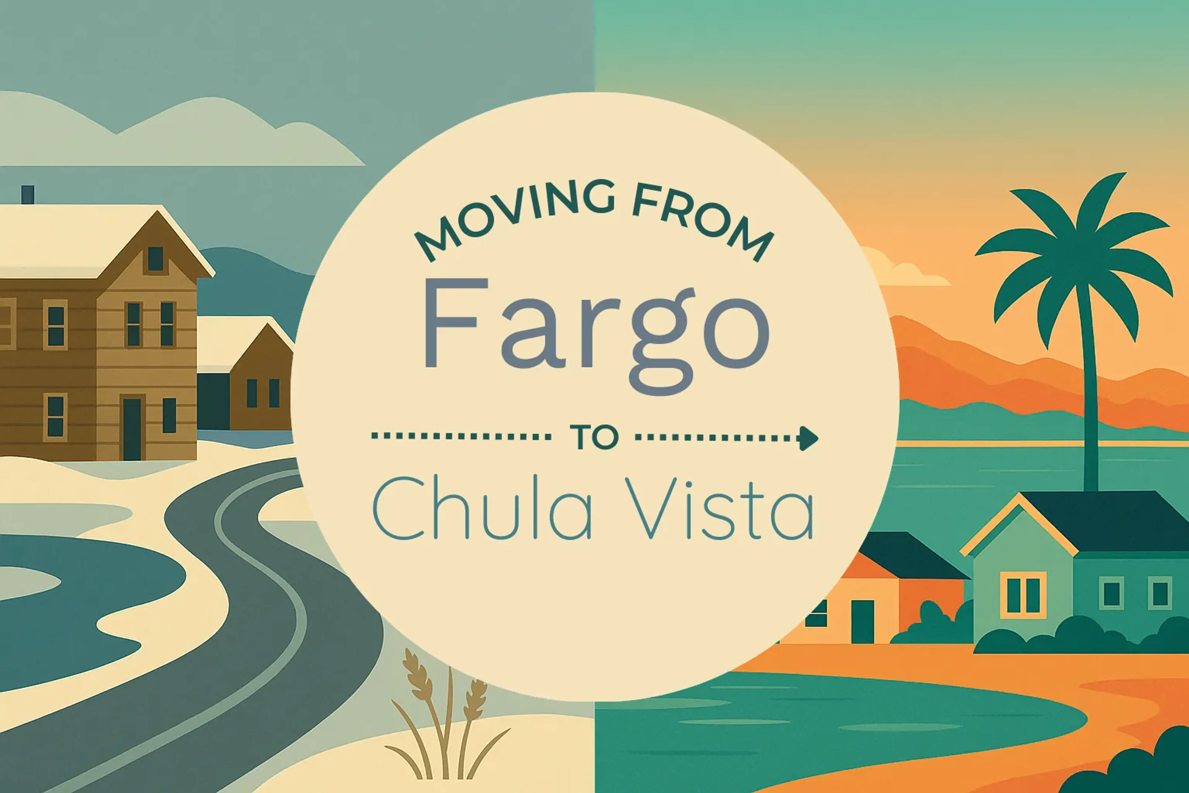 Side-by-side comparison of Fargo to Chula Vista moving companies