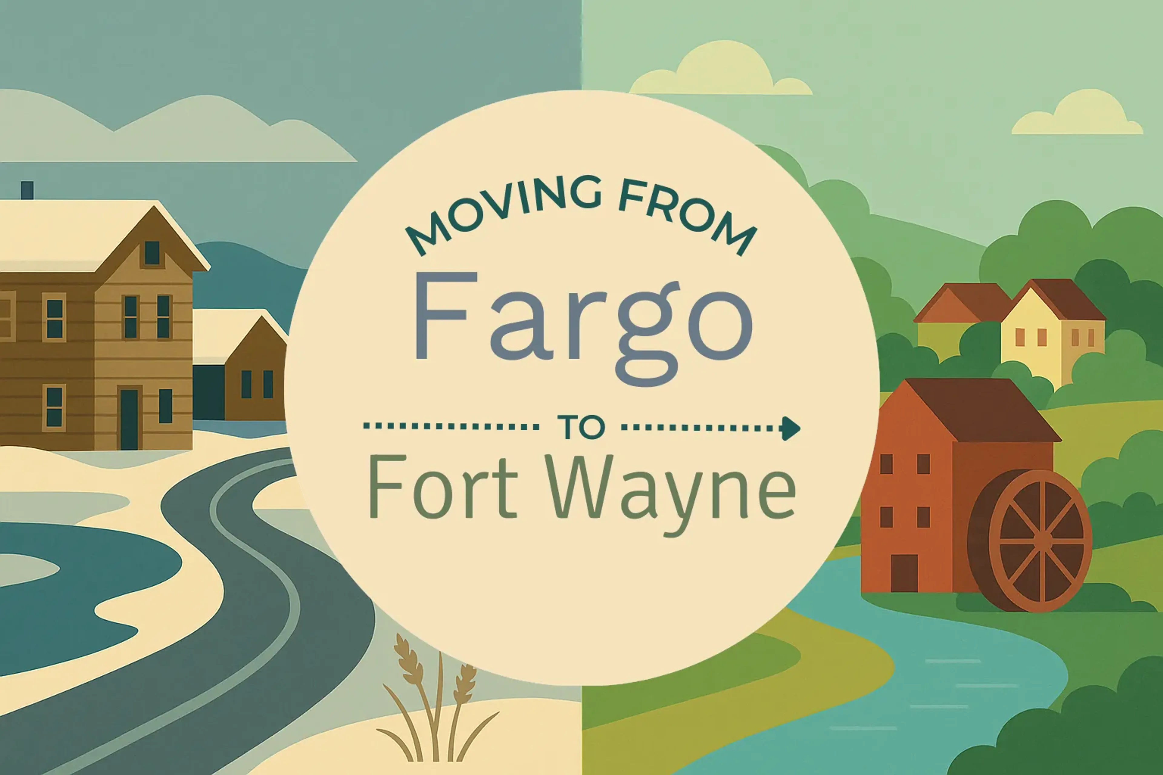 Side-by-side comparison of Fargo to Fort Wayne moving companies