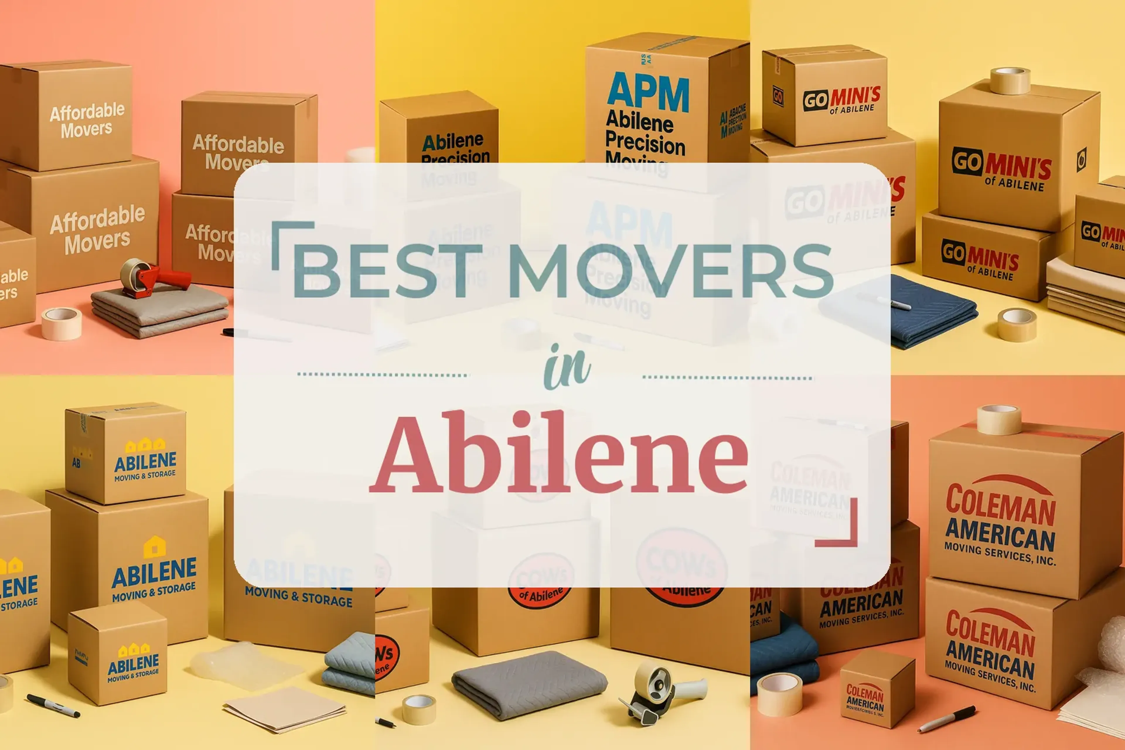 Side-by-side comparison of Abilene moving companies