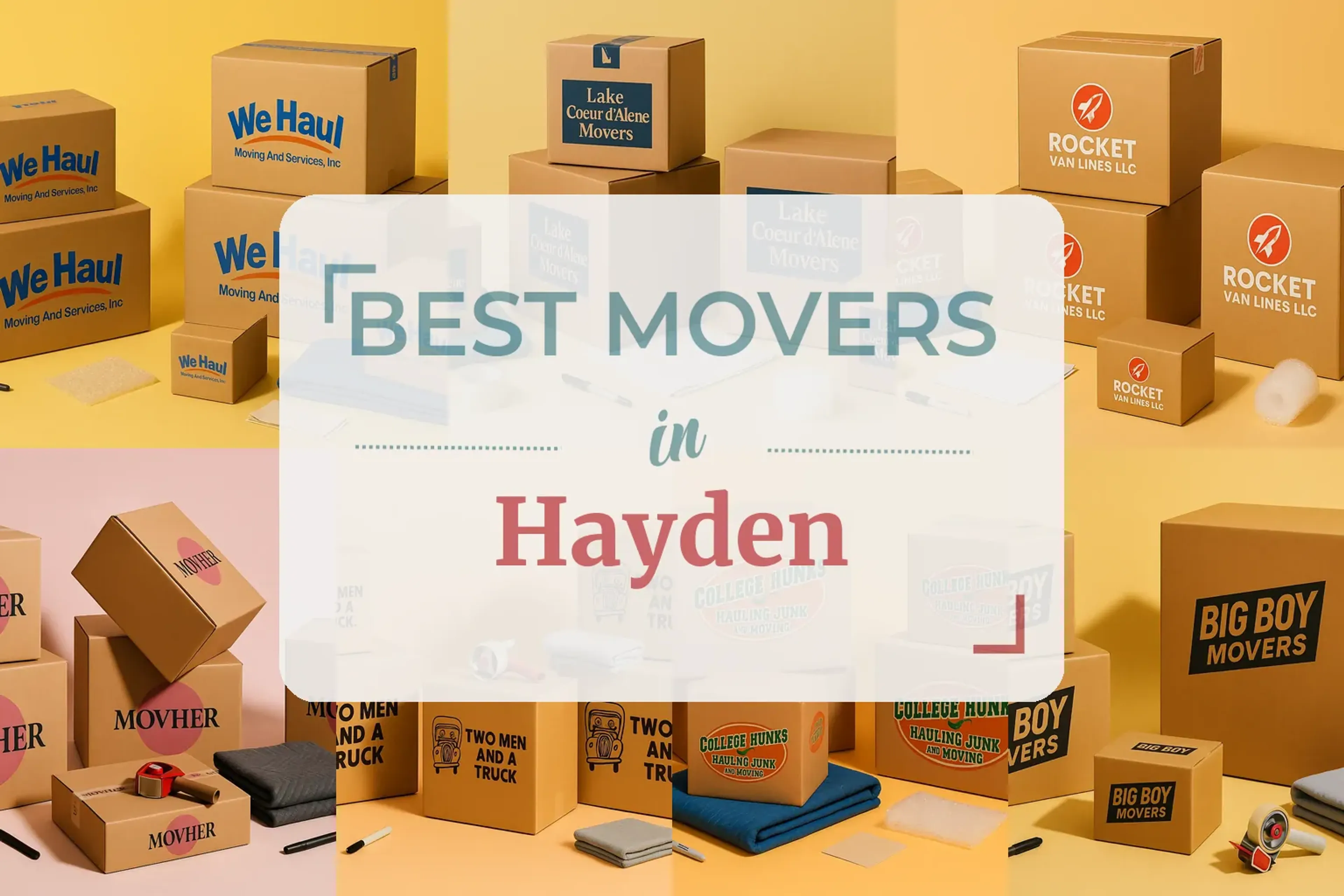 Side-by-side comparison of Hayden moving companies