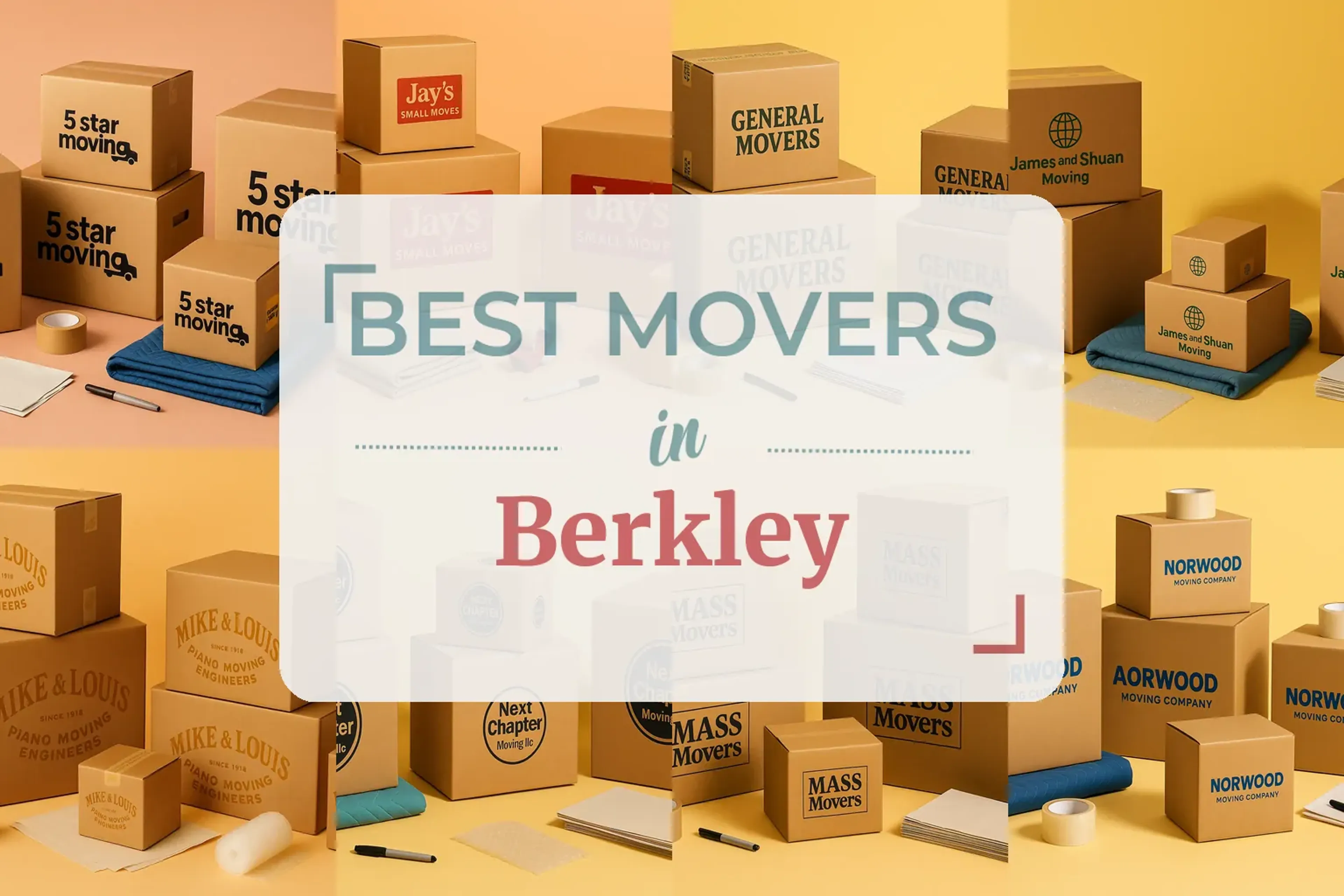 Side-by-side comparison of Berkley moving companies