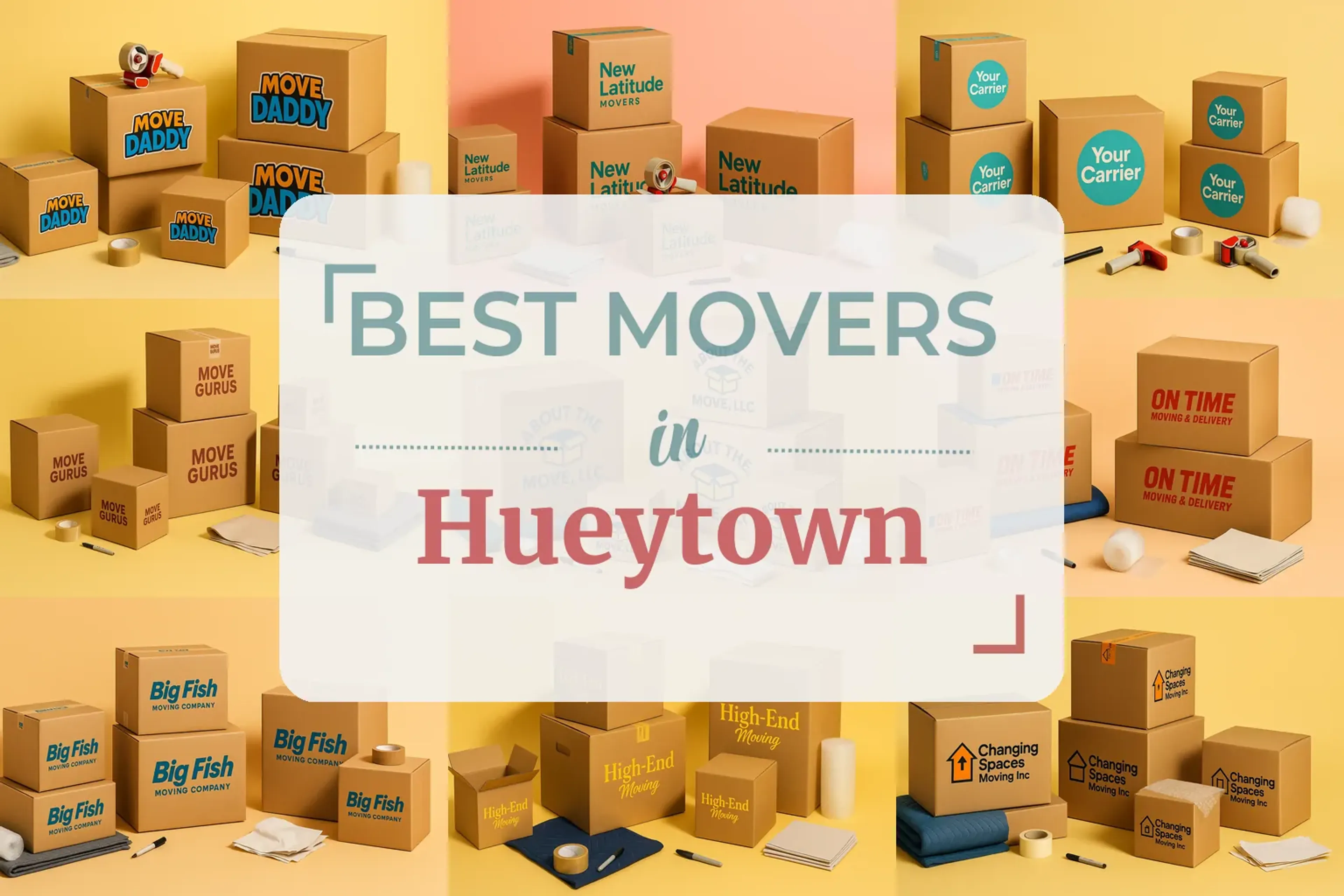 Side-by-side comparison of Hueytown moving companies