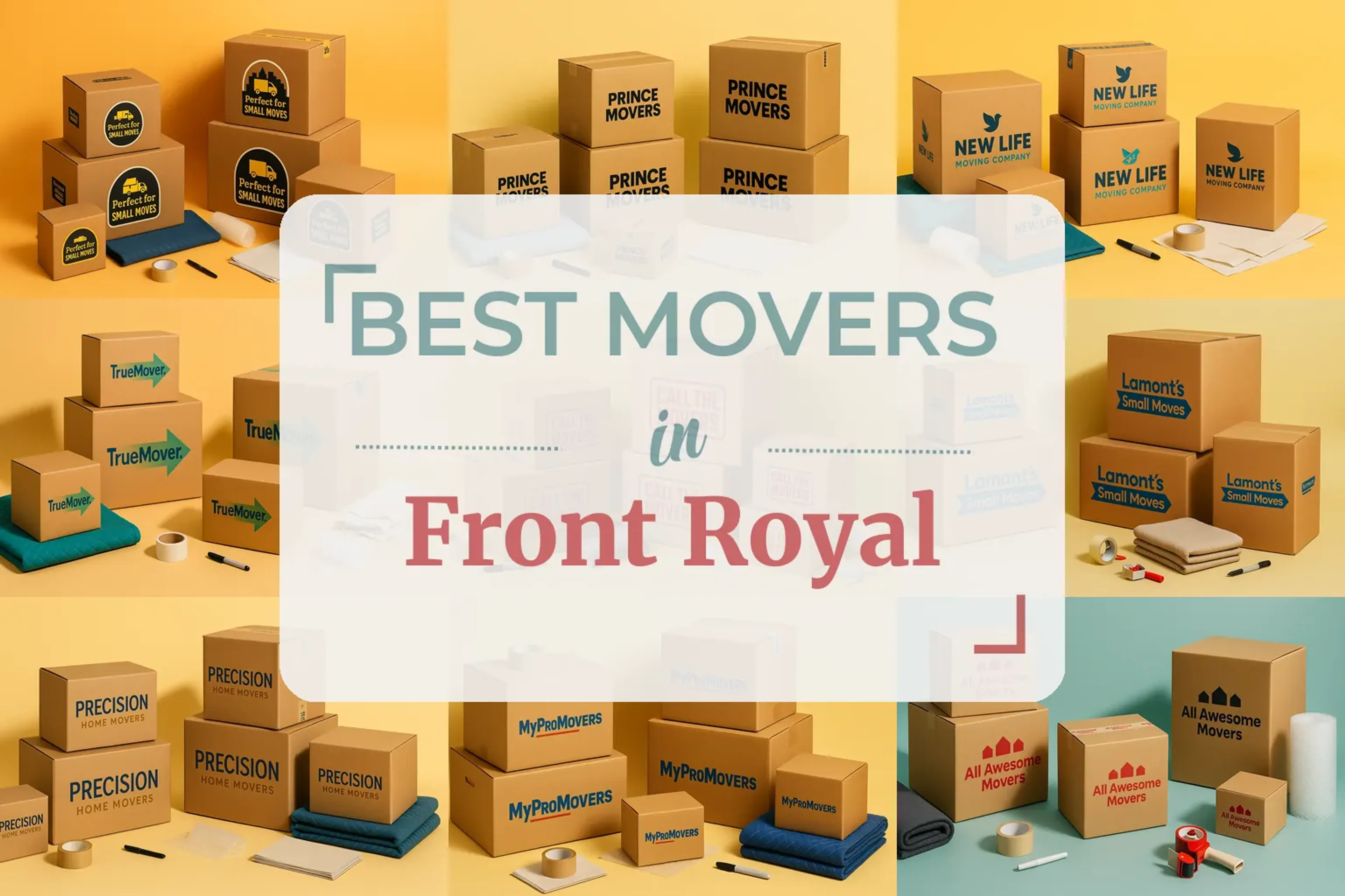 Side-by-side comparison of Front Royal moving companies