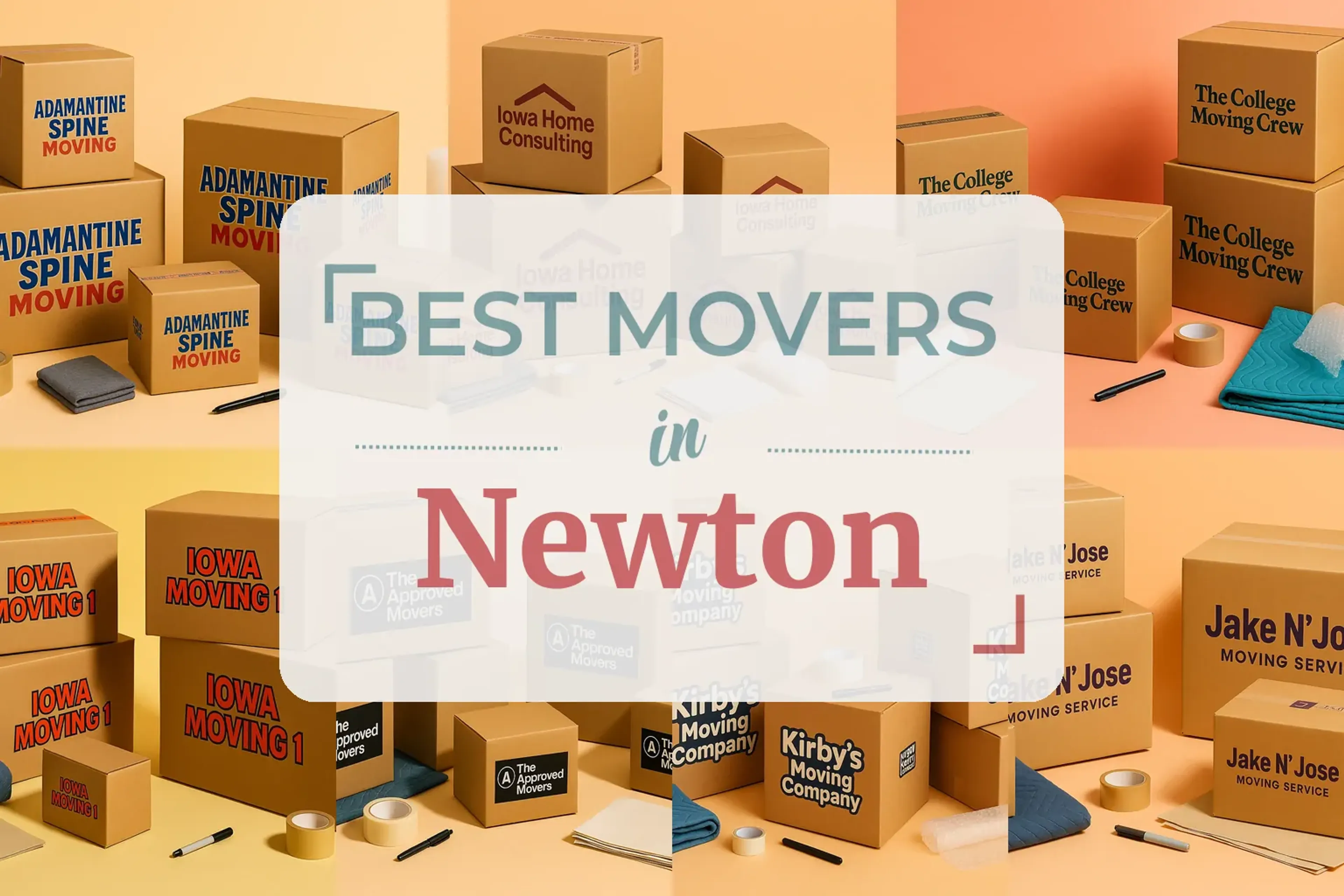 Side-by-side comparison of Newton moving companies