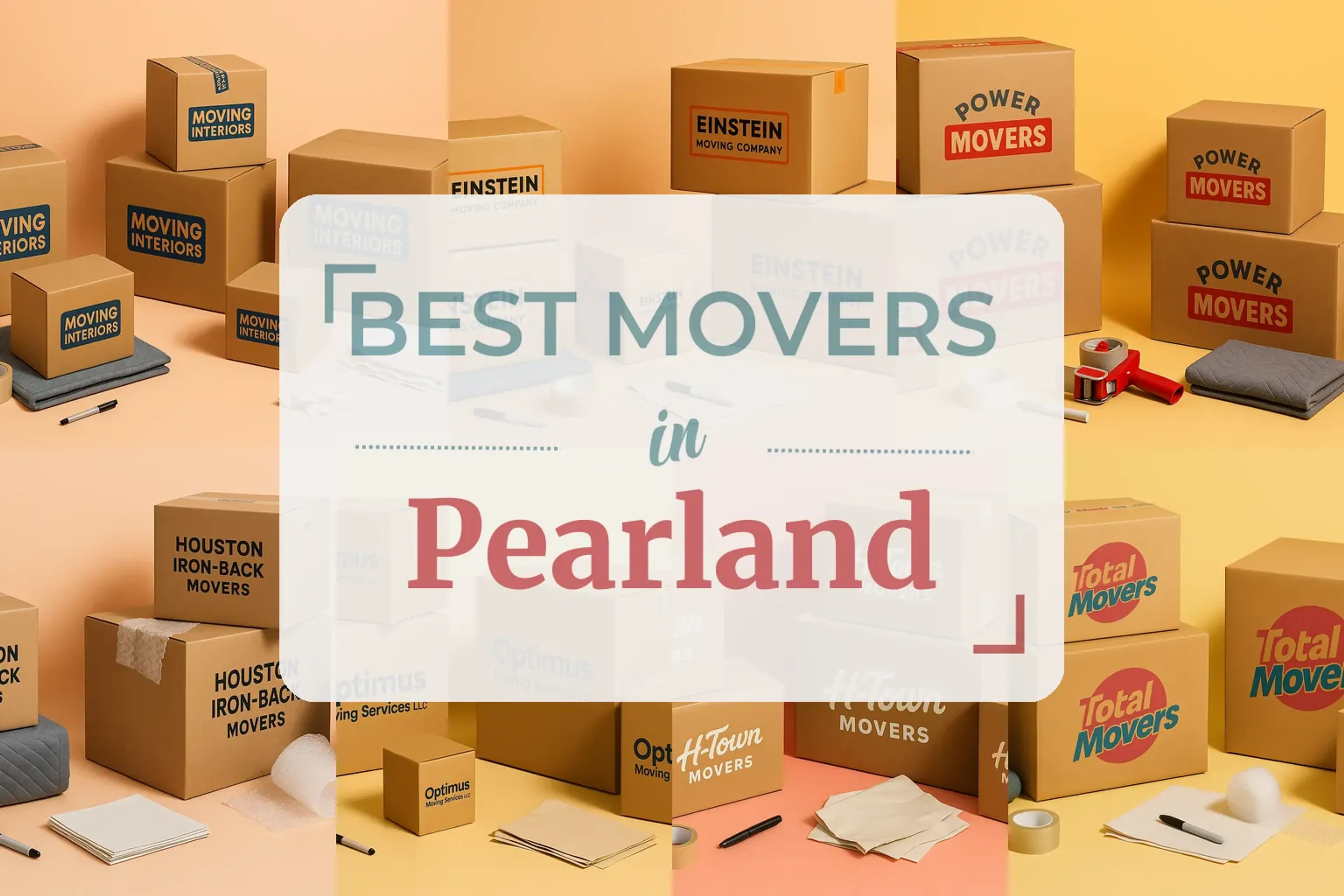 Side-by-side comparison of Pearland moving companies