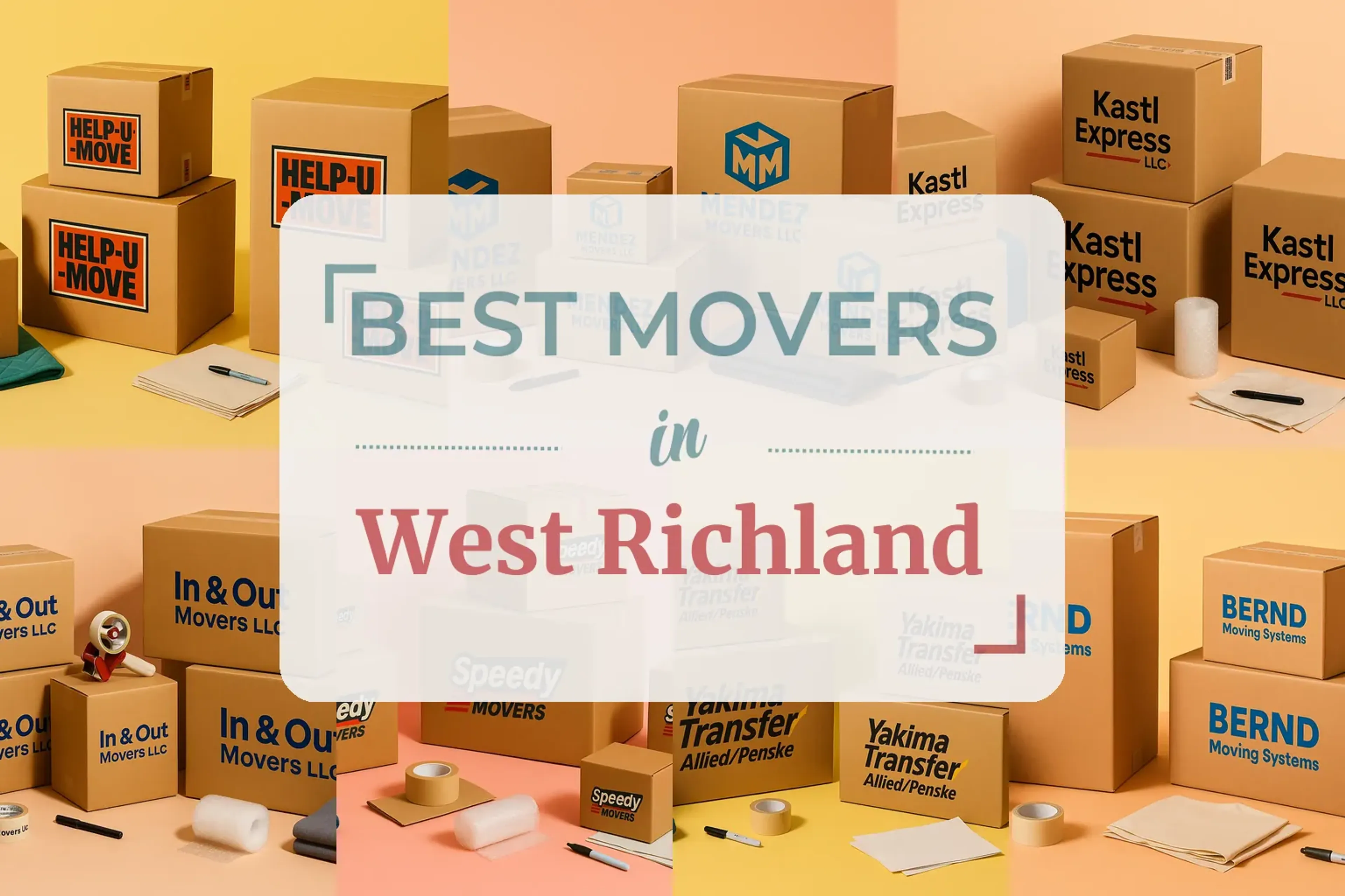 Side-by-side comparison of West Richland moving companies