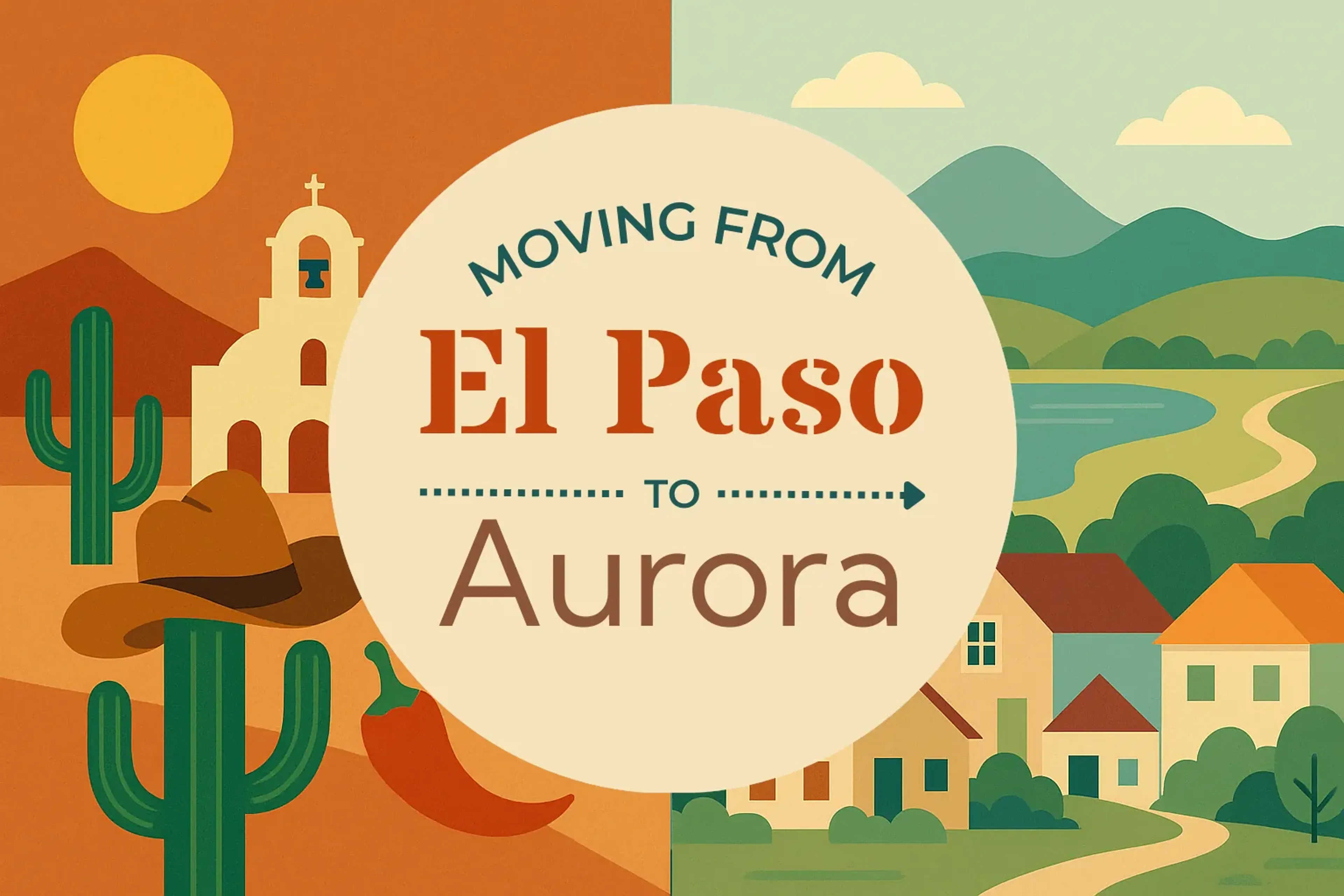 Side-by-side comparison of El Paso to Aurora moving companies