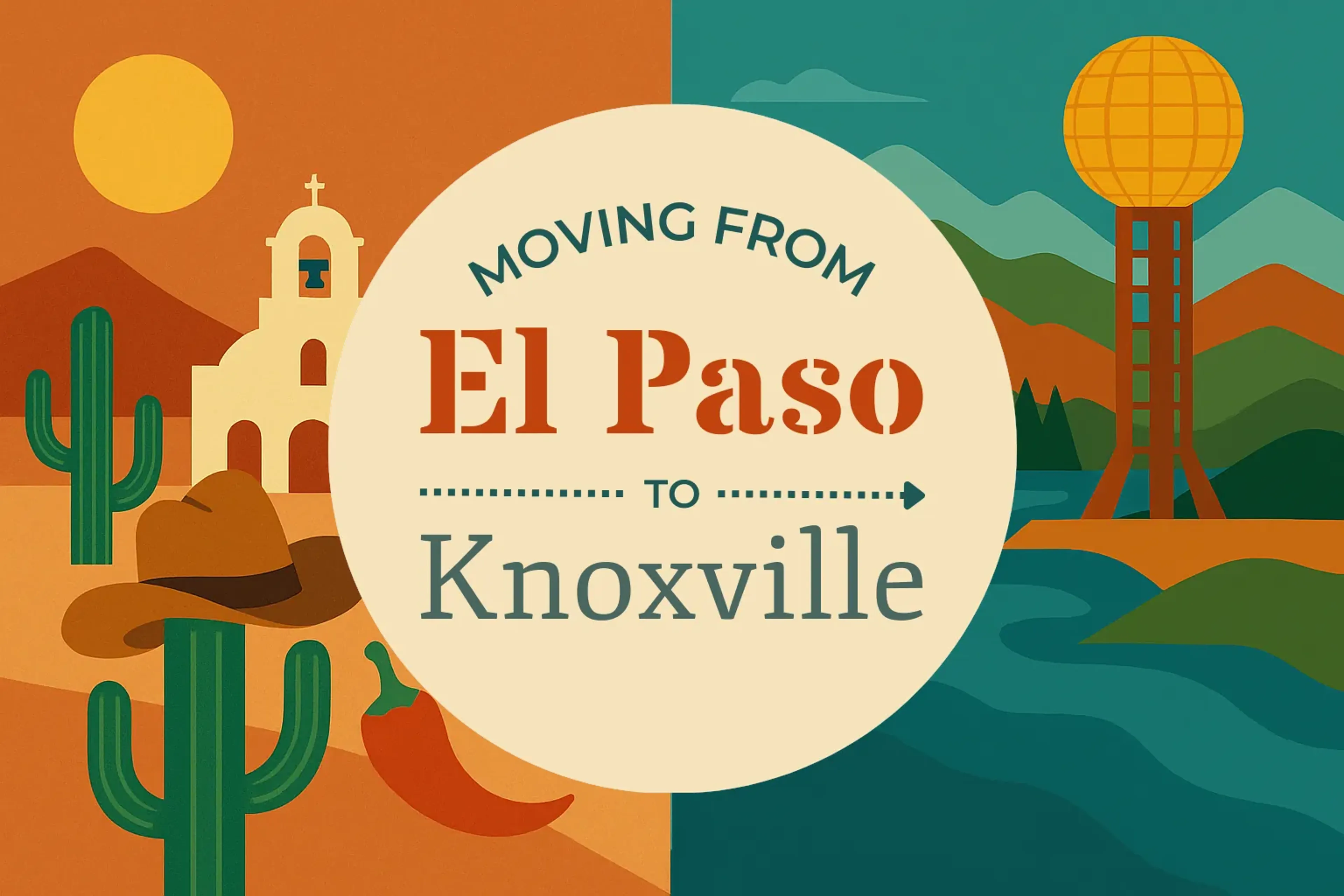 Side-by-side comparison of El Paso to Knoxville moving companies