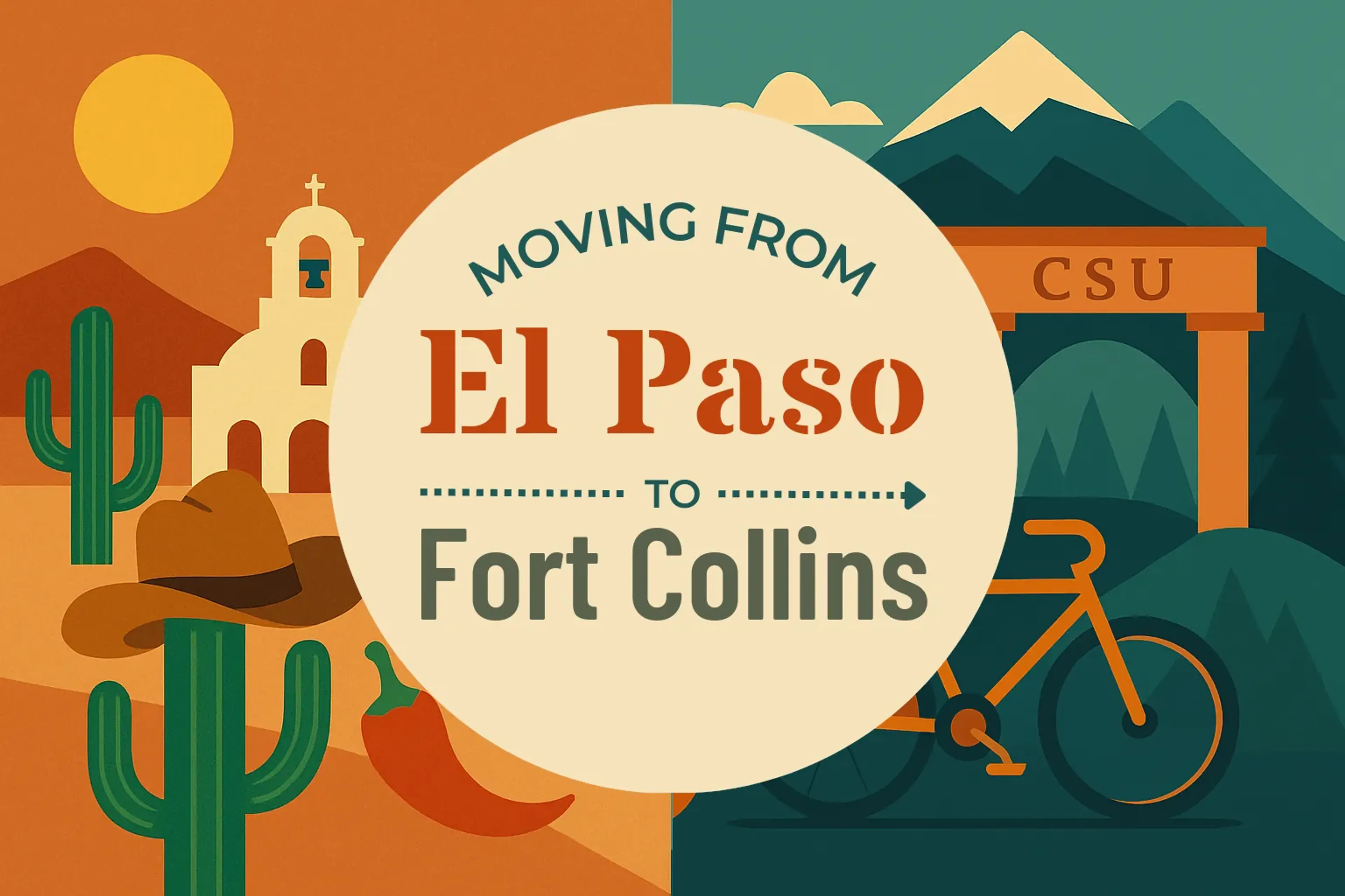 Side-by-side comparison of El Paso to Fort Collins moving companies