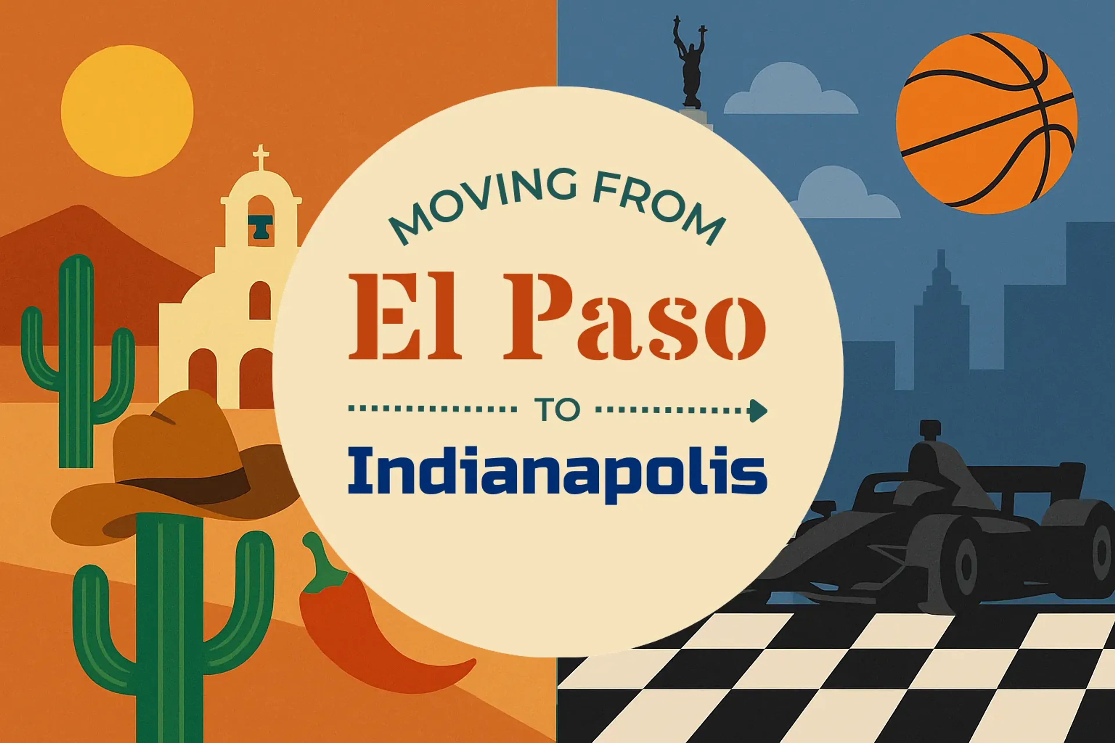 Side-by-side comparison of El Paso to Indianapolis moving companies