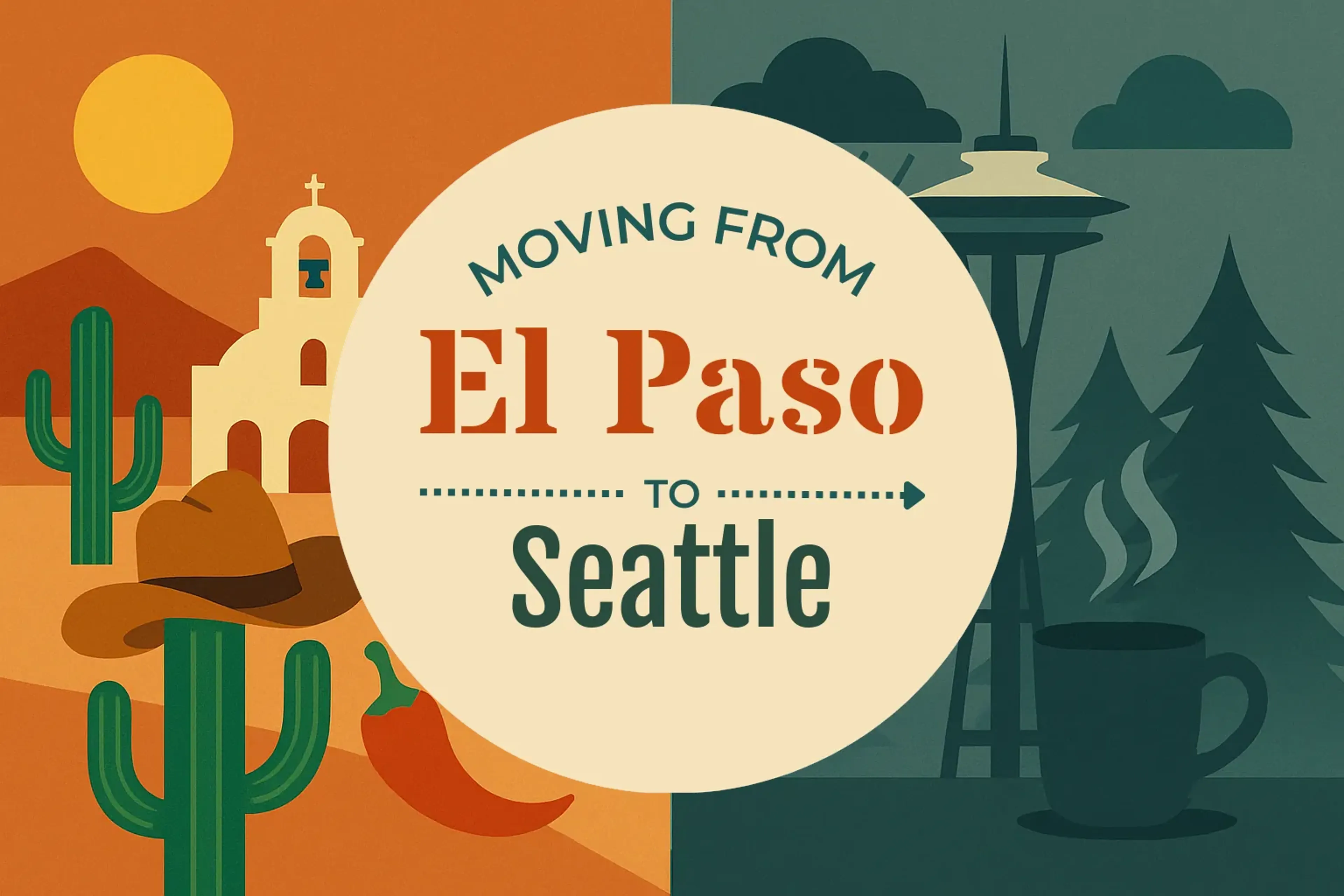 Side-by-side comparison of El Paso to Seattle moving companies