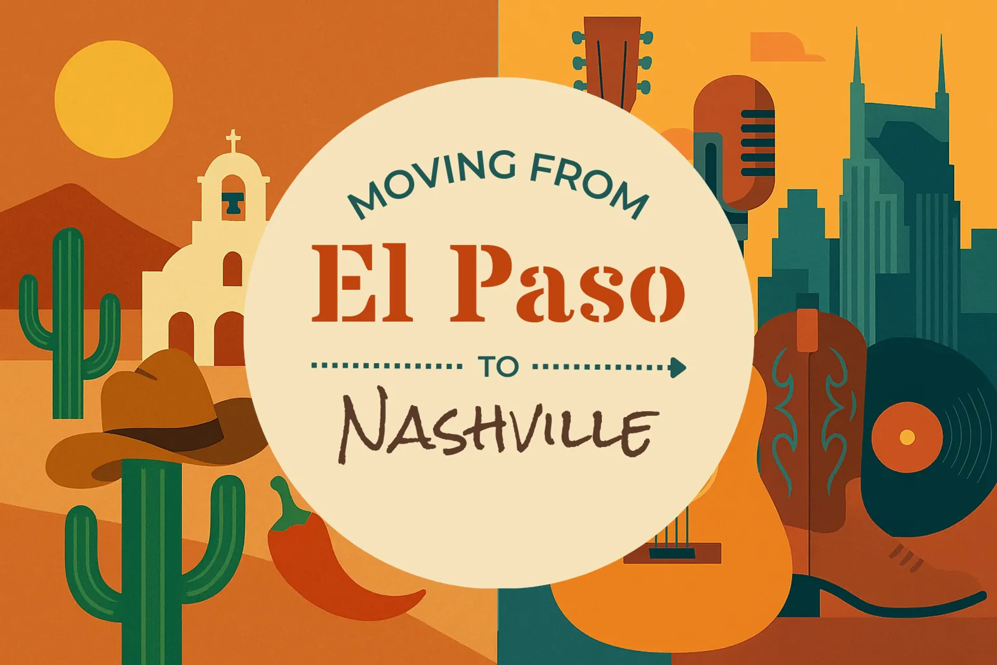 Side-by-side comparison of El Paso to Nashville moving companies