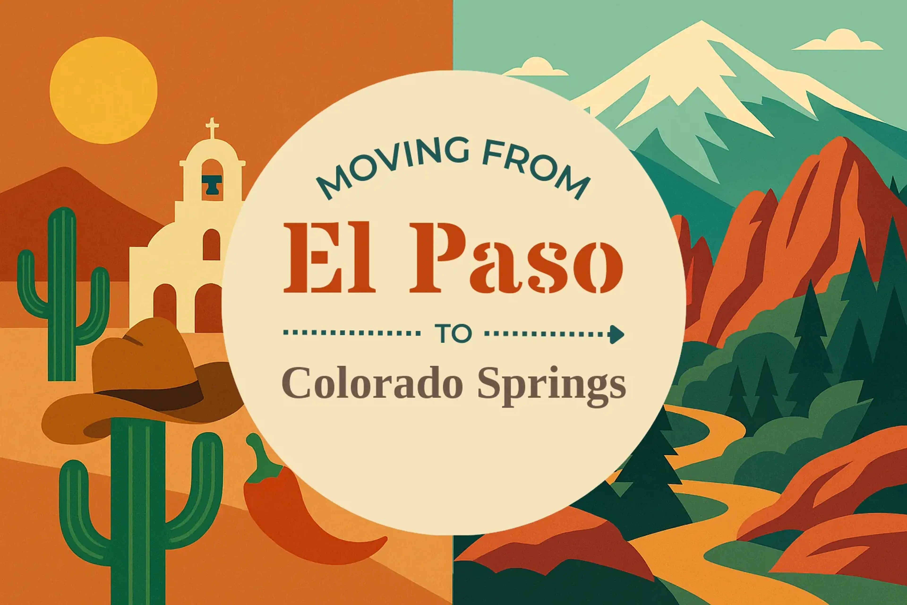 Side-by-side comparison of El Paso to Colorado Springs moving companies