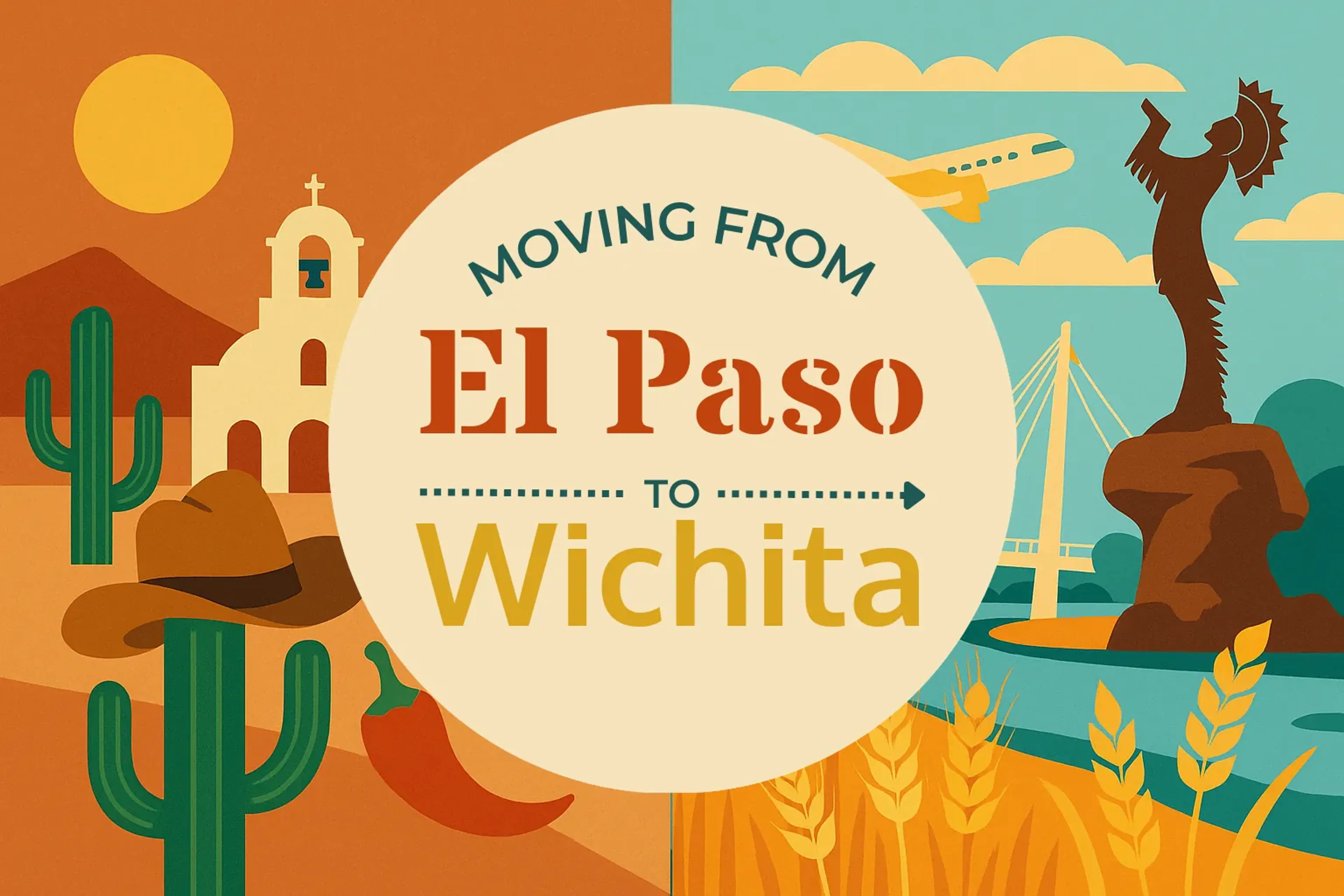 Side-by-side comparison of El Paso to Wichita moving companies