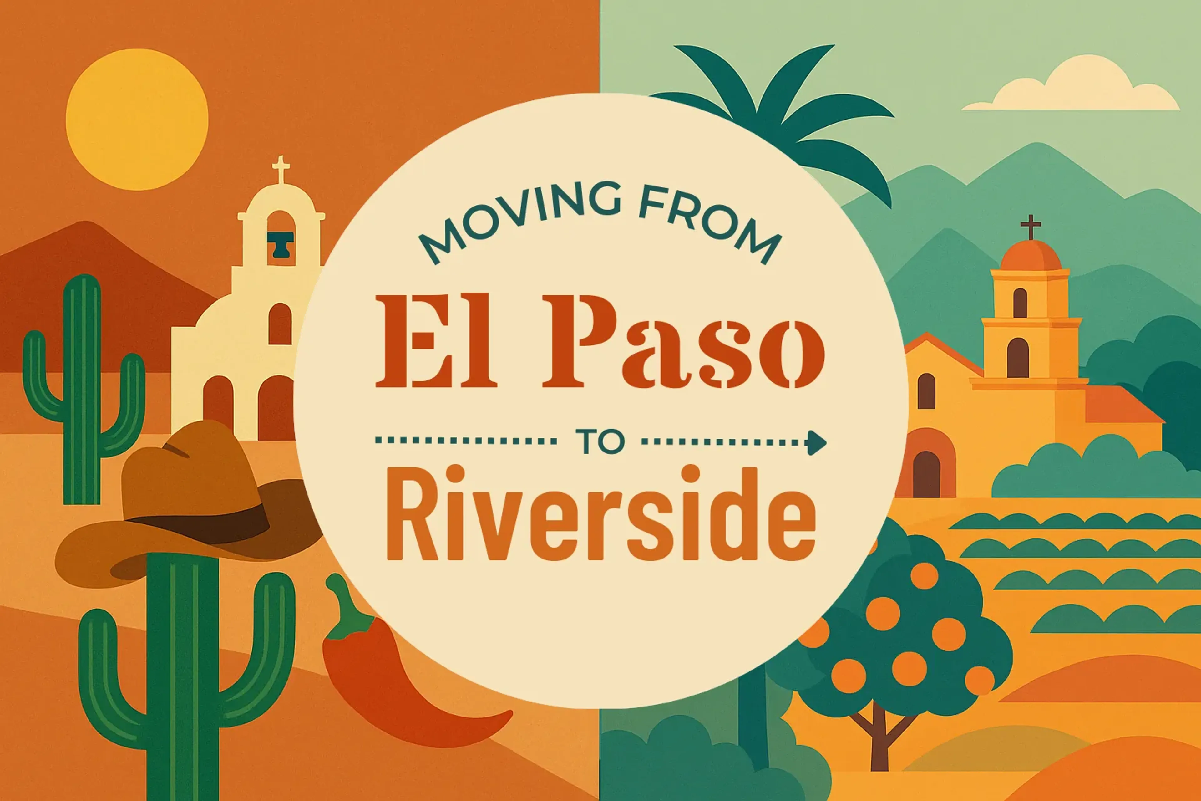 Side-by-side comparison of El Paso to Riverside moving companies