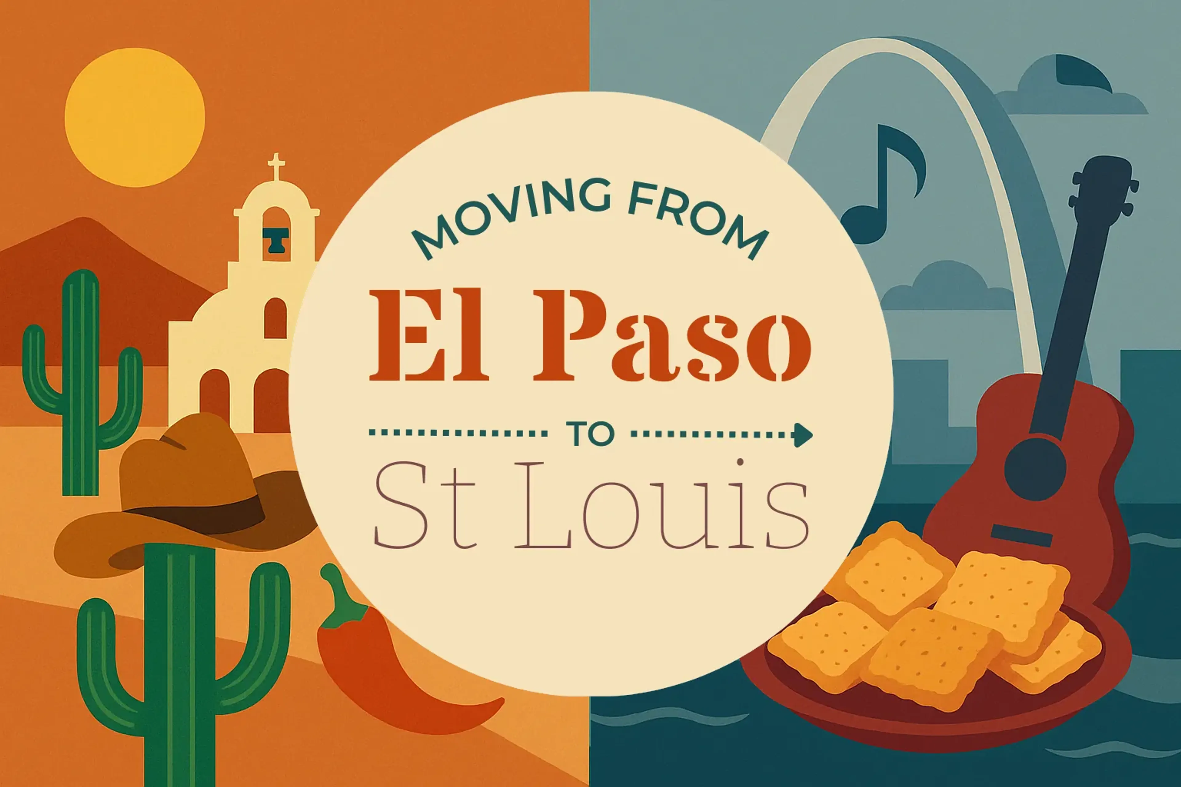 Side-by-side comparison of El Paso to St. Louis moving companies