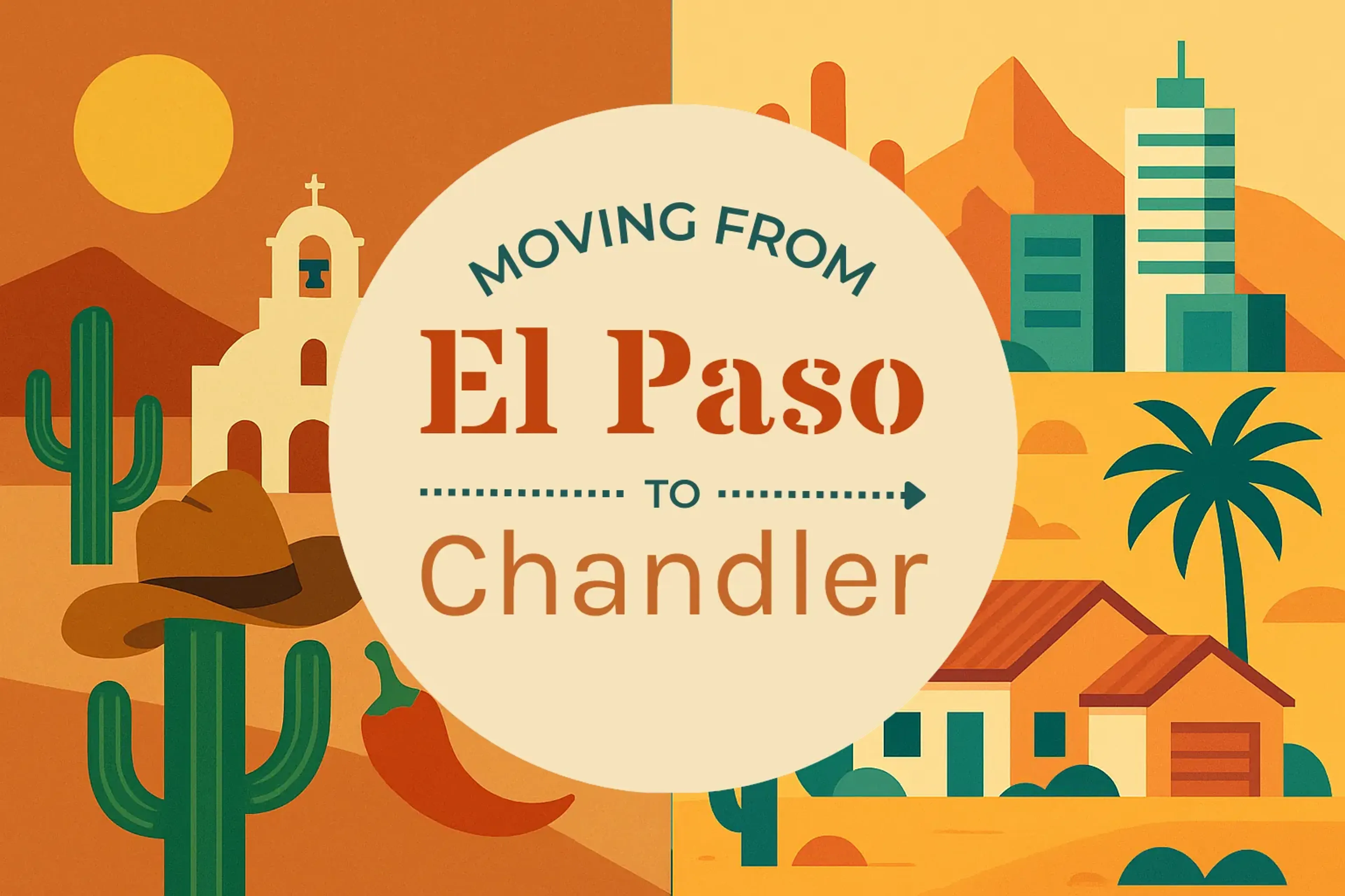 Side-by-side comparison of El Paso to Chandler moving companies