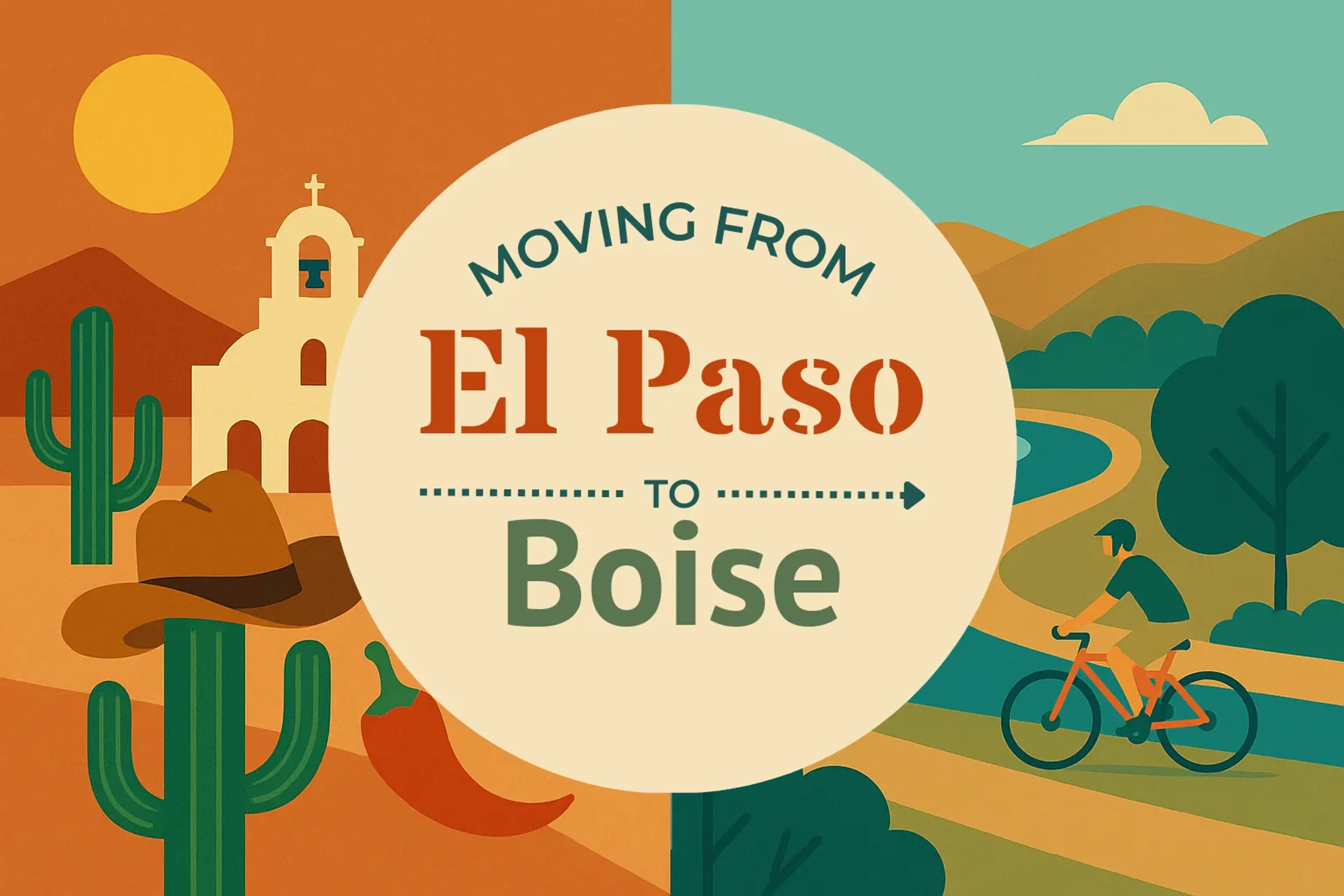 Side-by-side comparison of El Paso to Boise moving companies