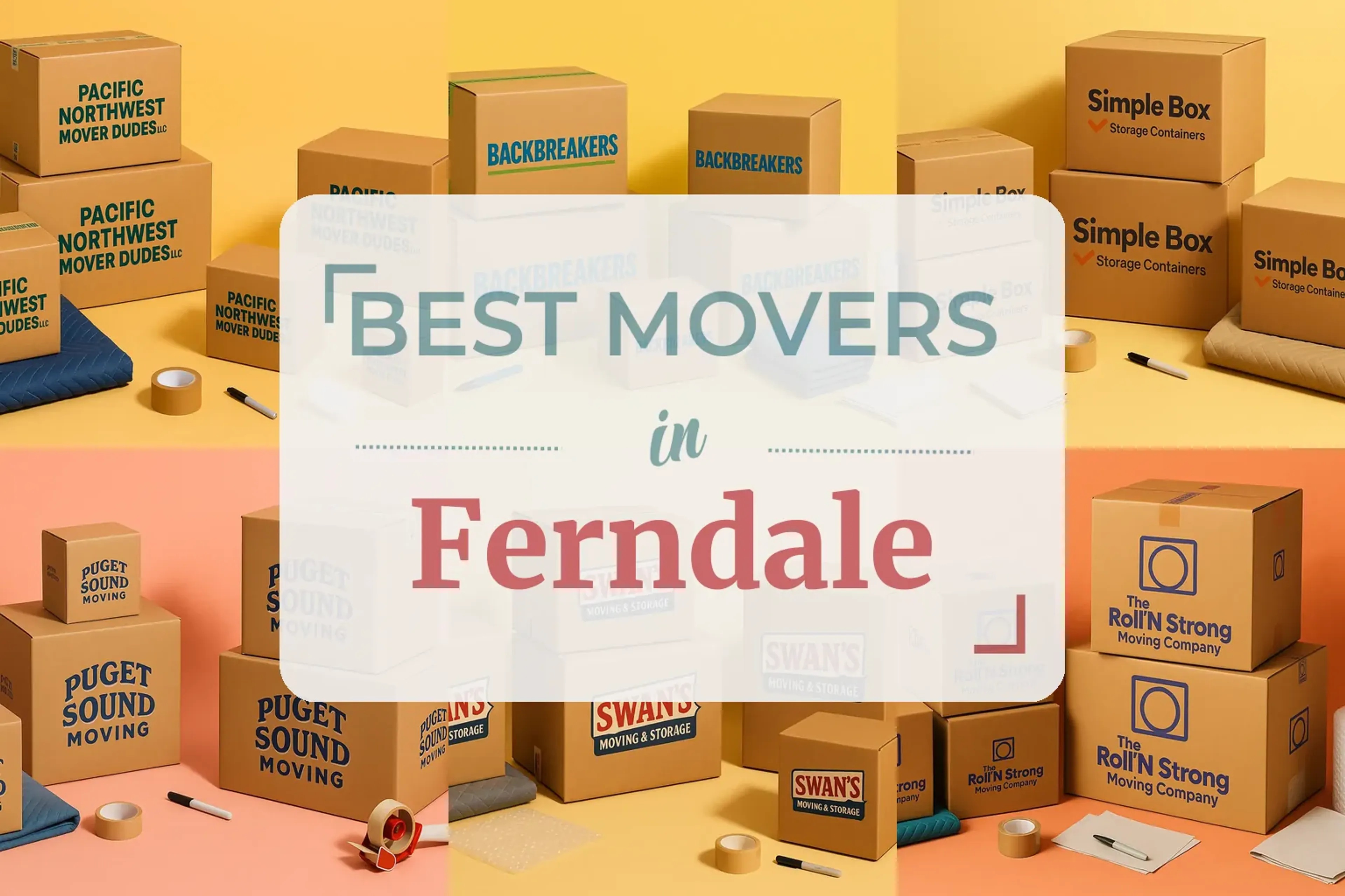 Side-by-side comparison of Ferndale moving companies