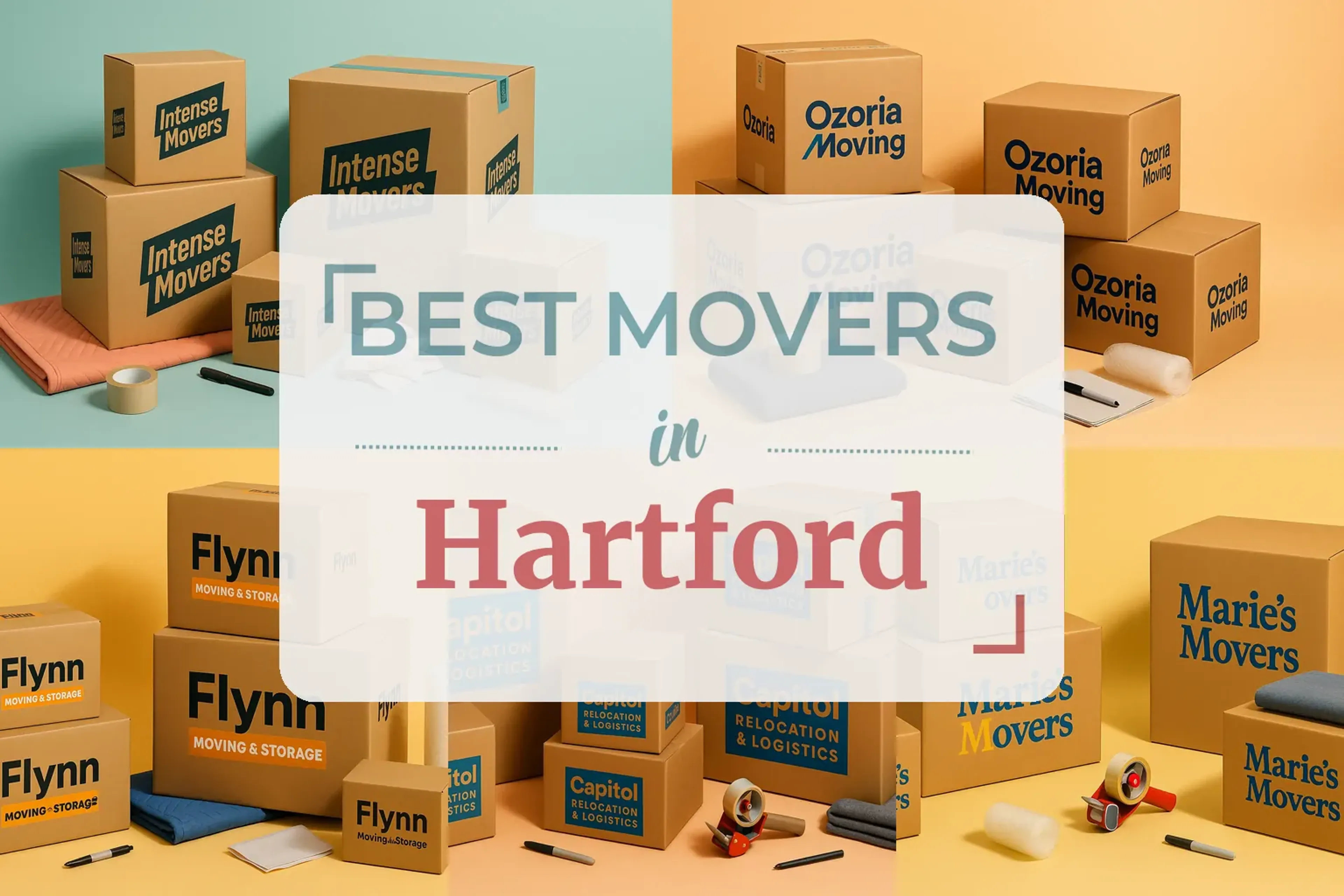 Side-by-side comparison of Hartford moving companies
