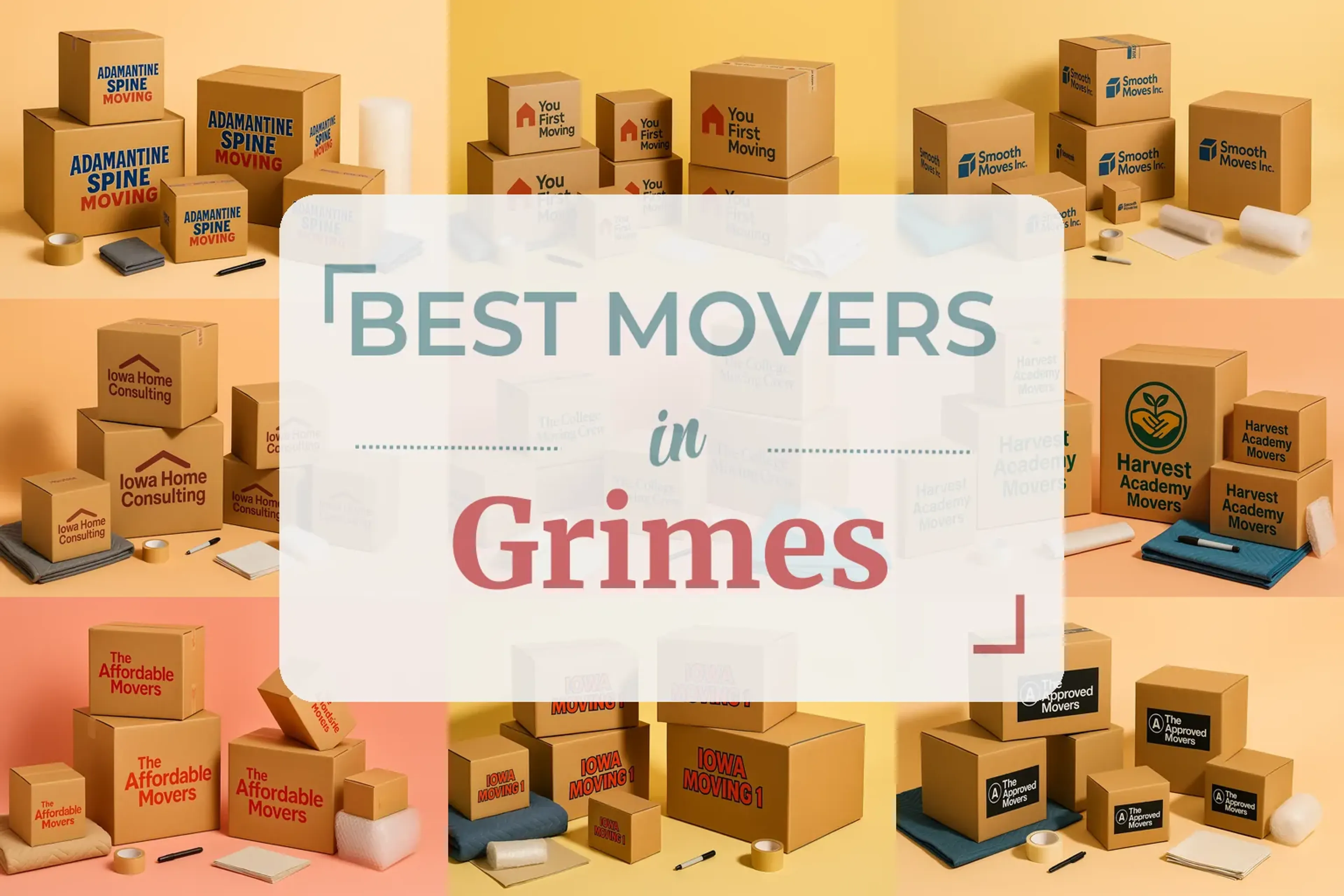 Side-by-side comparison of Grimes moving companies