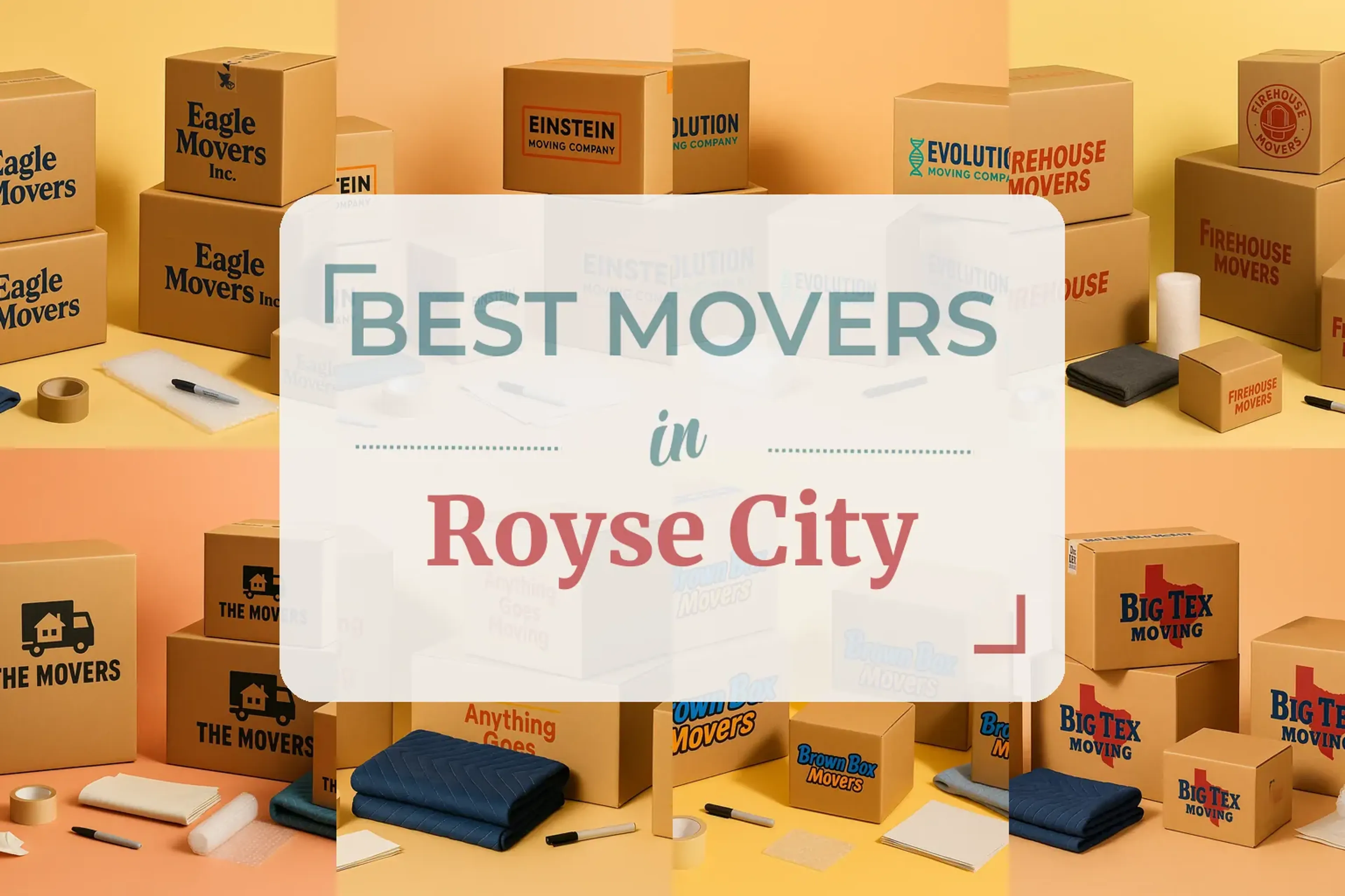 Side-by-side comparison of Royse City moving companies