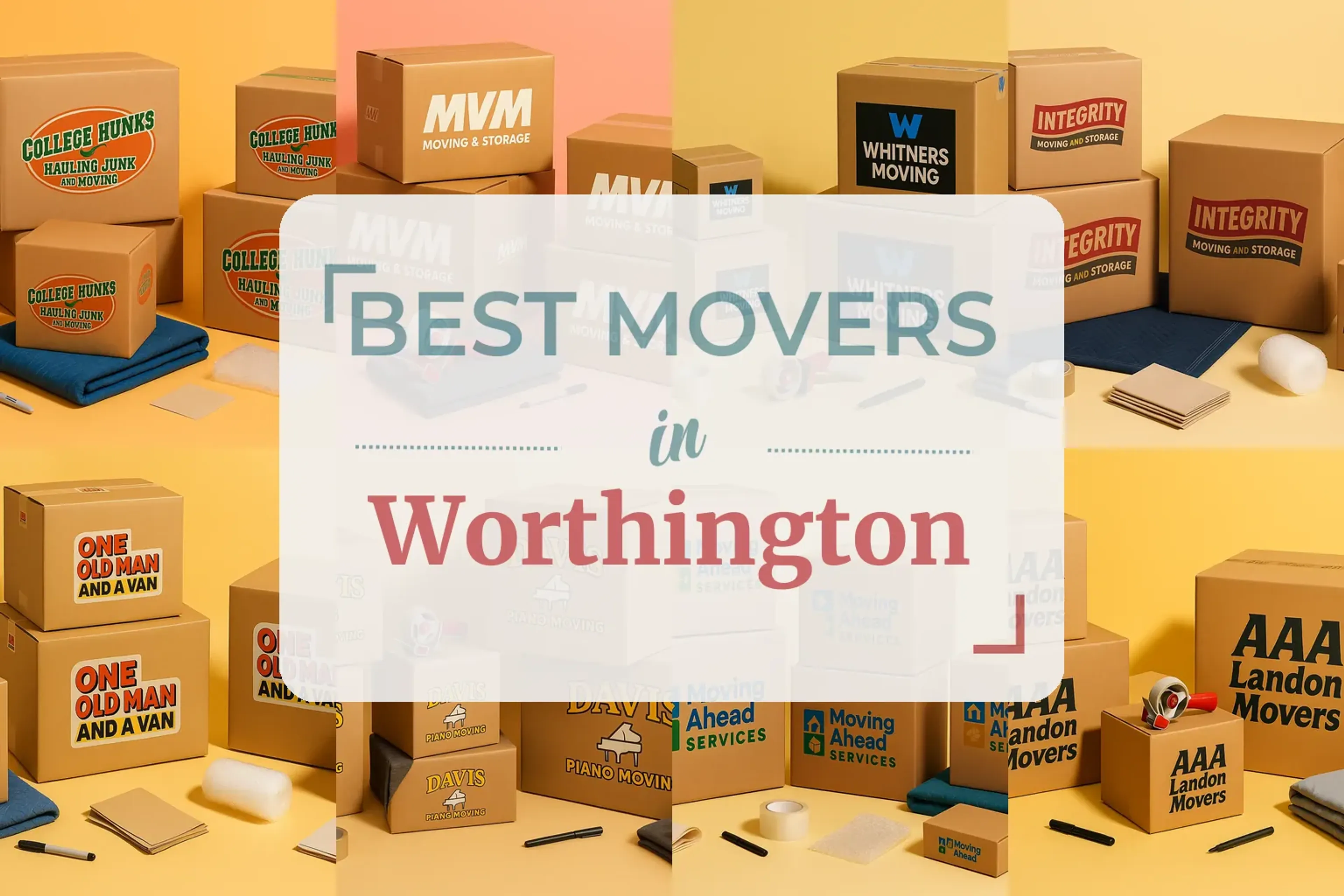 Side-by-side comparison of Worthington moving companies