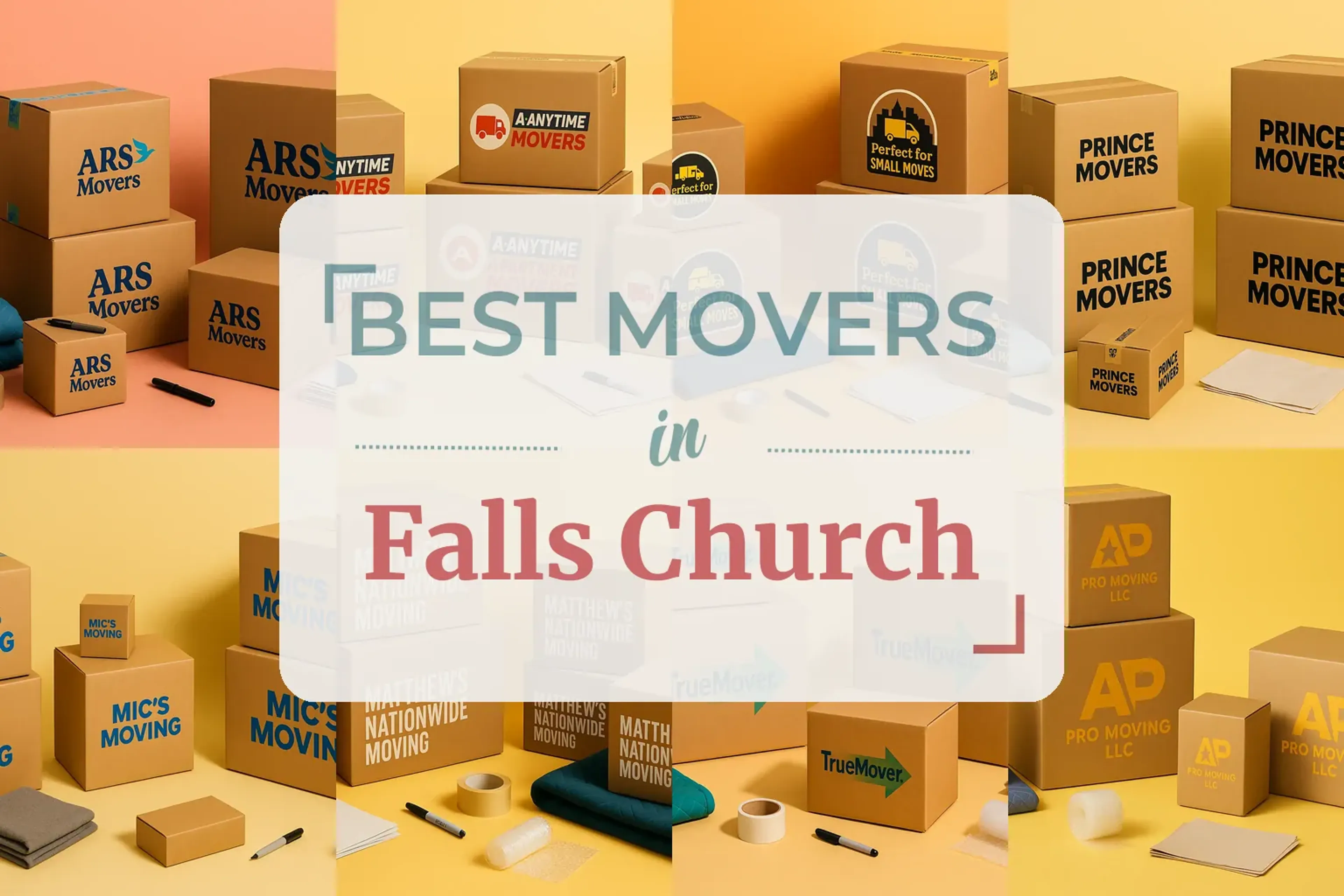 Side-by-side comparison of Falls Church moving companies