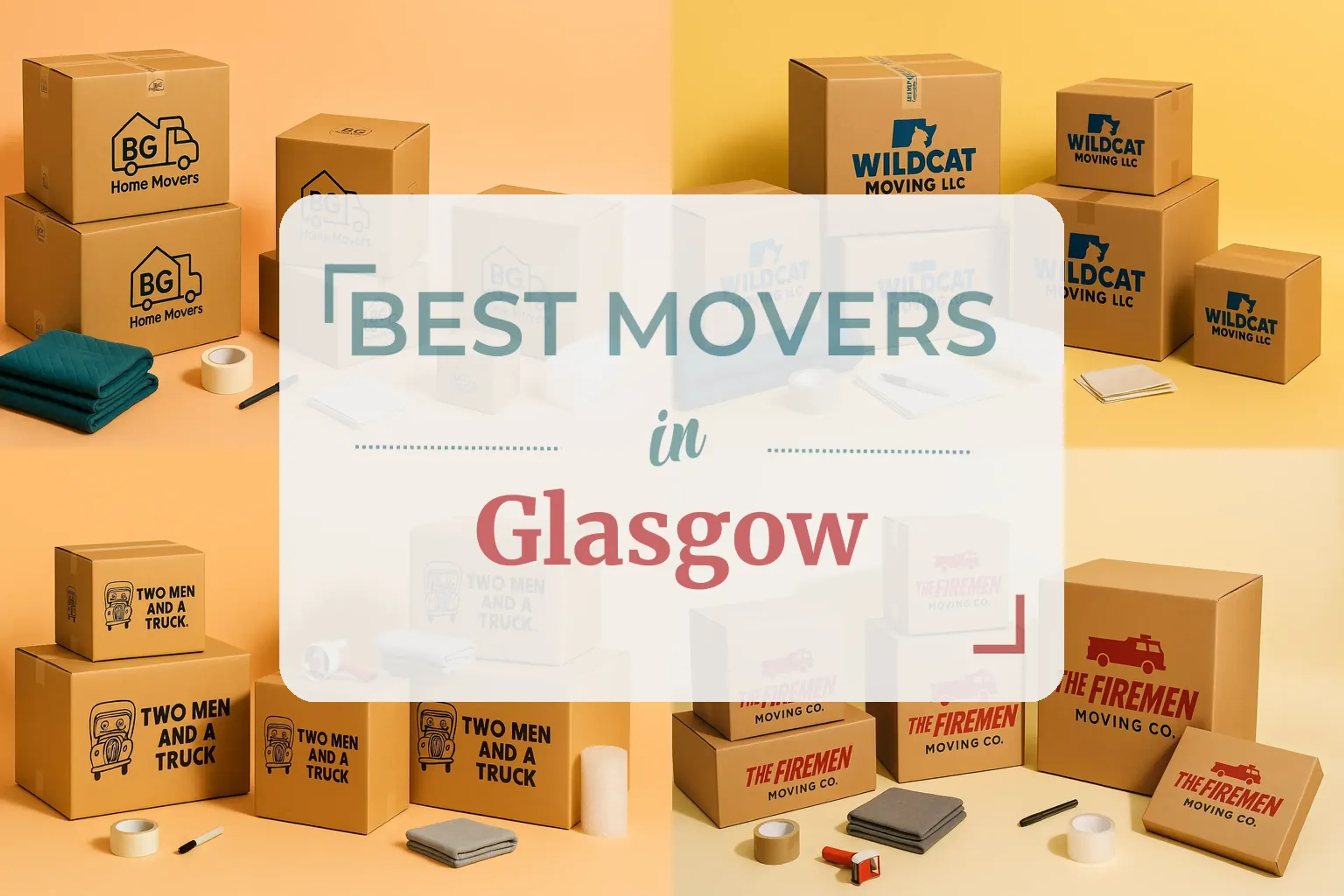 Side-by-side comparison of Glasgow moving companies