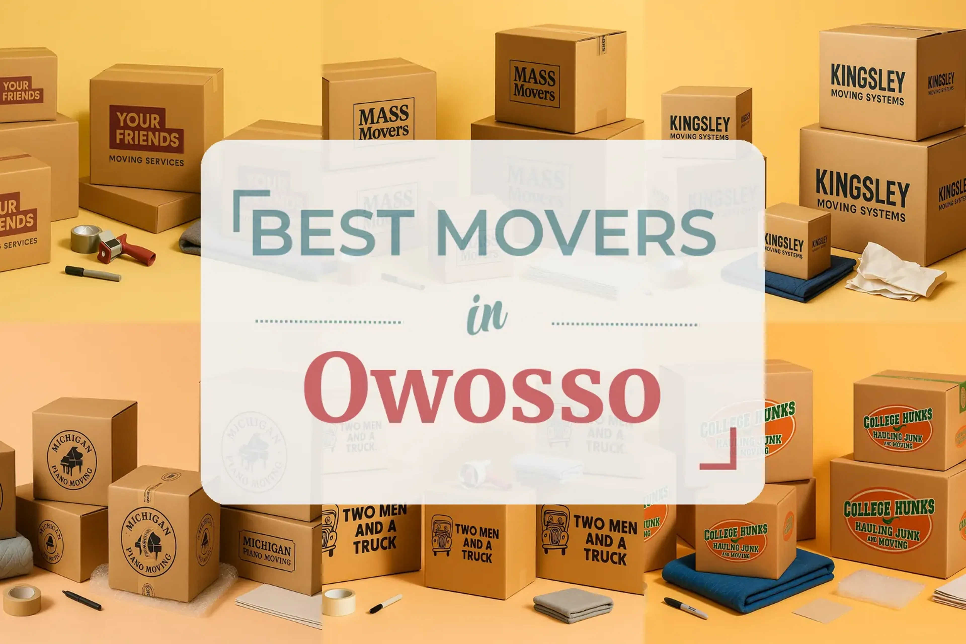 Side-by-side comparison of Owosso moving companies