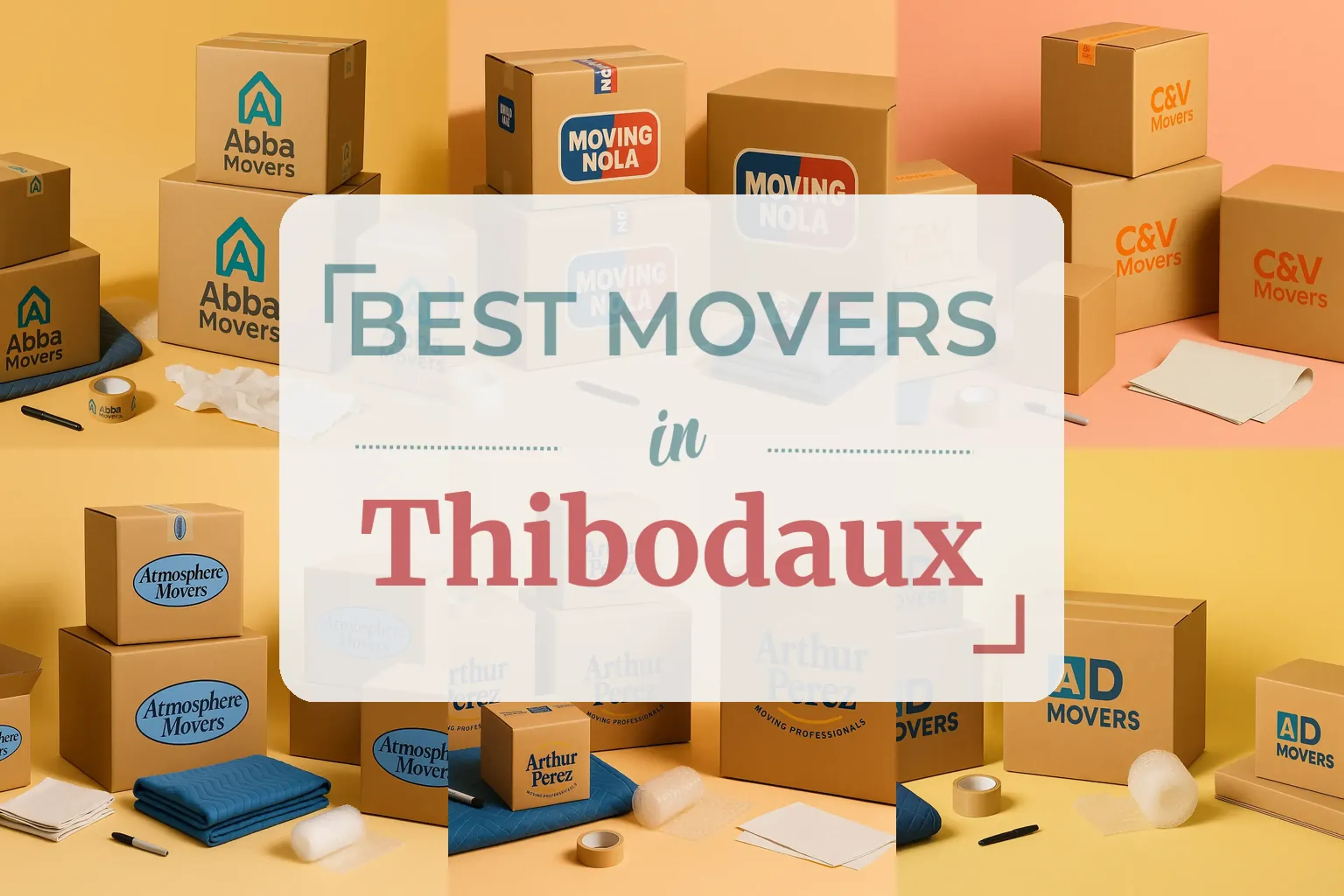 Side-by-side comparison of Thibodaux moving companies