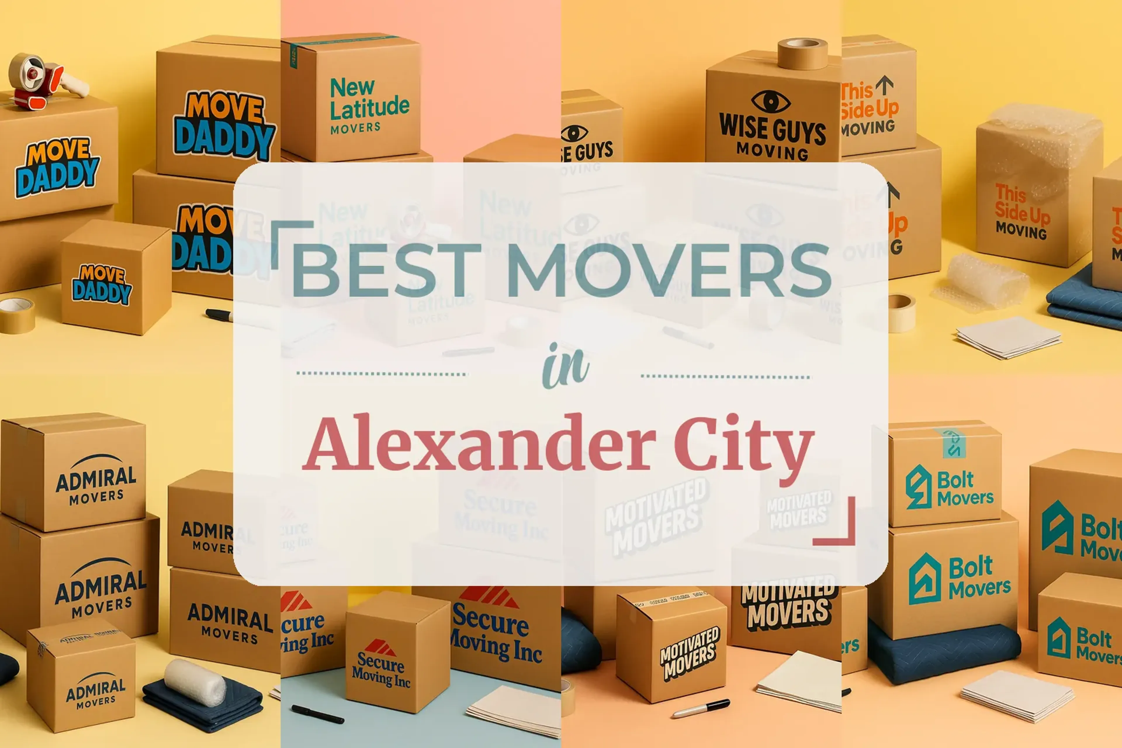 Side-by-side comparison of Alexander City moving companies