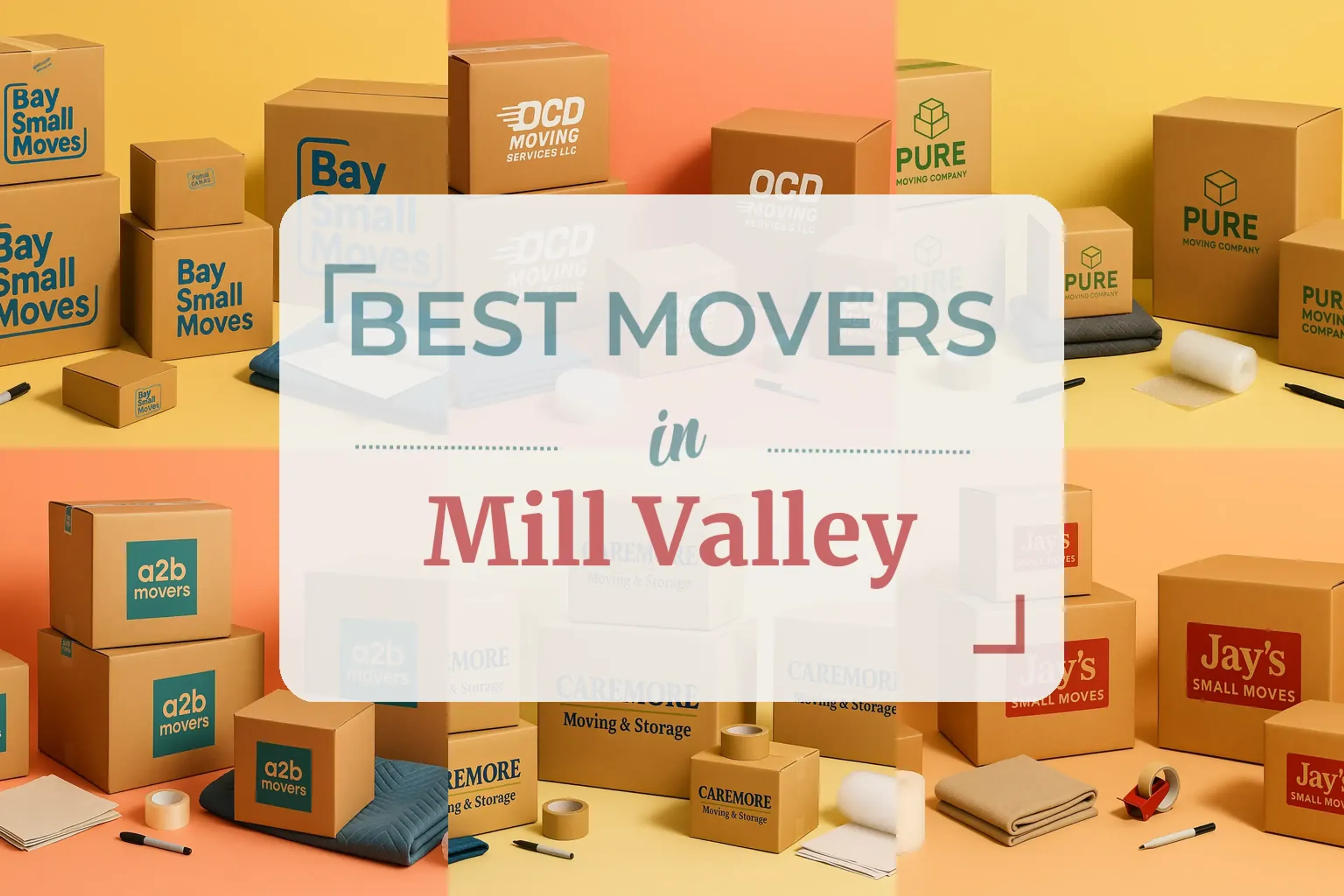 Side-by-side comparison of Mill Valley moving companies
