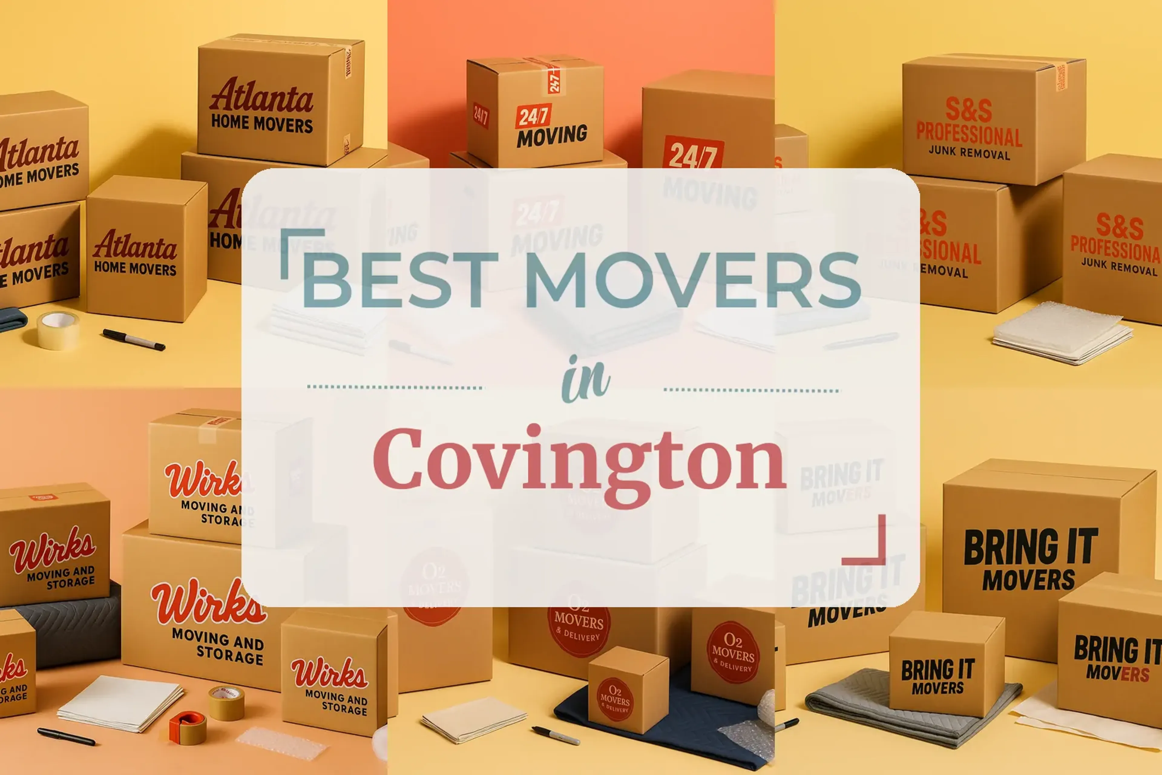 Side-by-side comparison of Covington moving companies