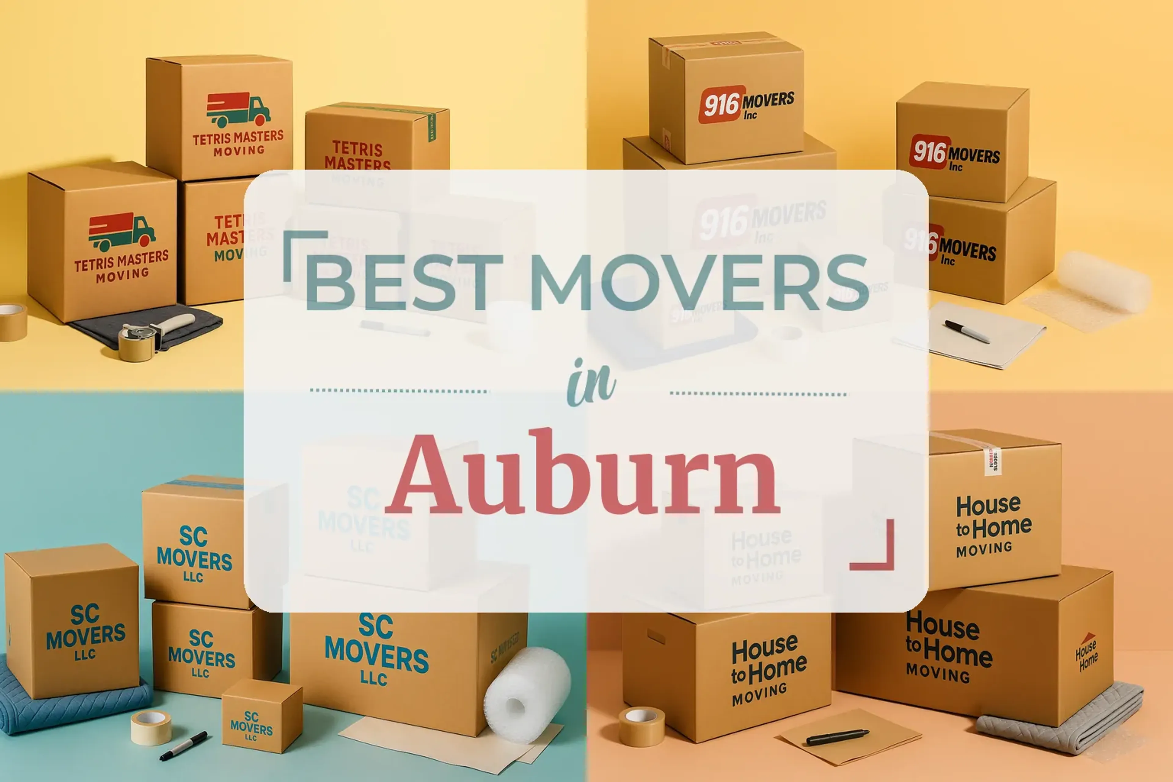 Side-by-side comparison of Auburn moving companies