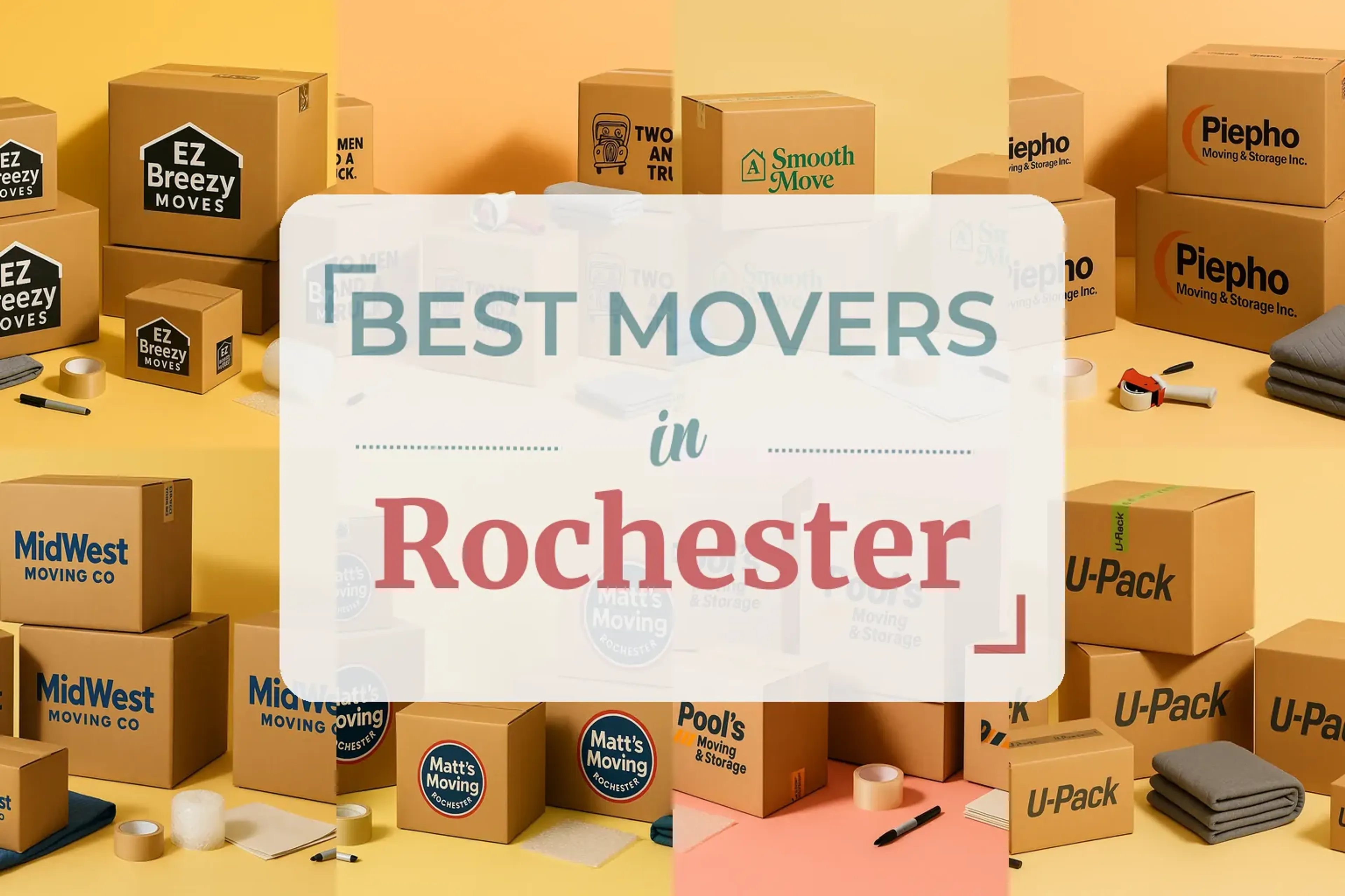 Side-by-side comparison of Rochester moving companies