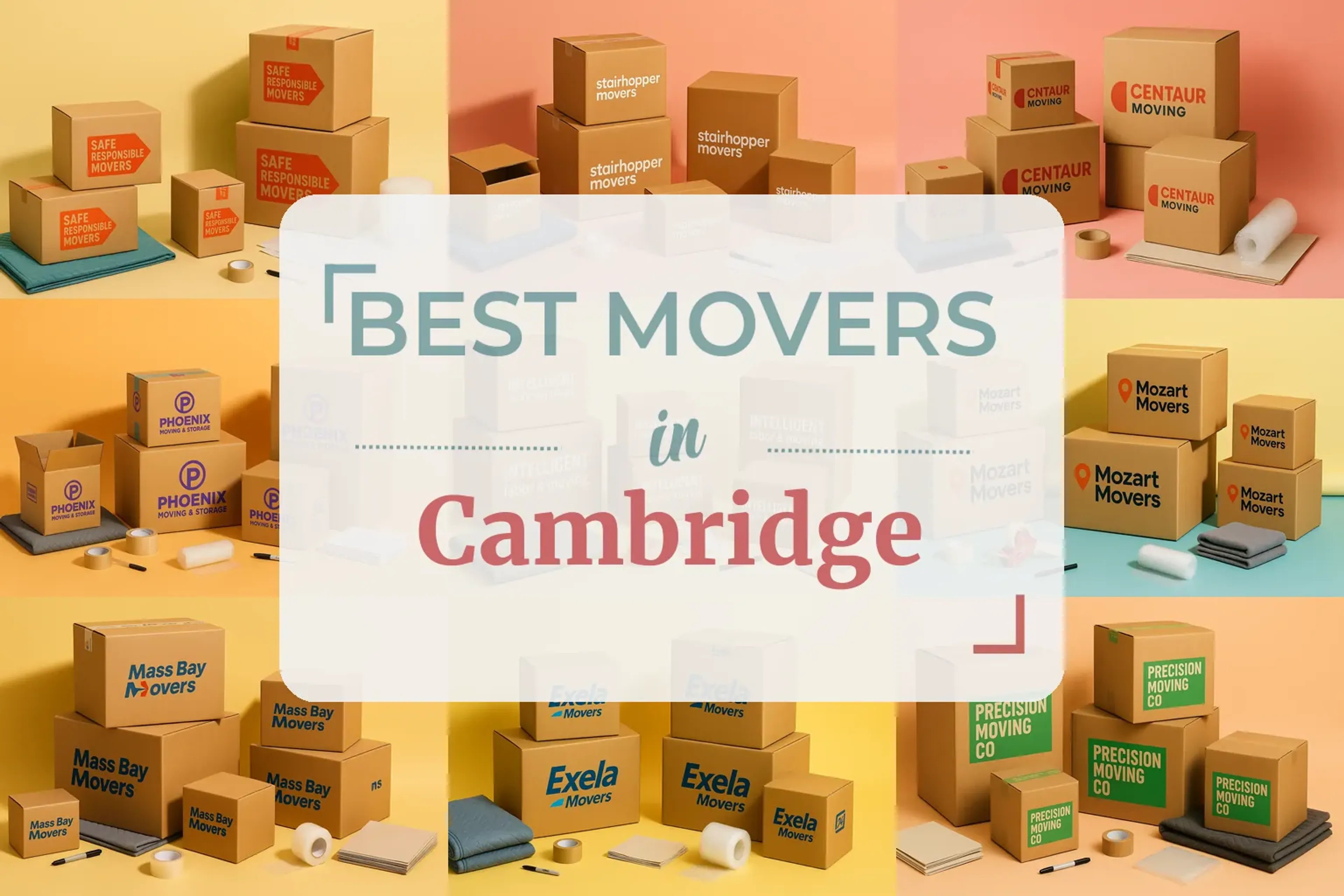 Side-by-side comparison of Cambridge moving companies